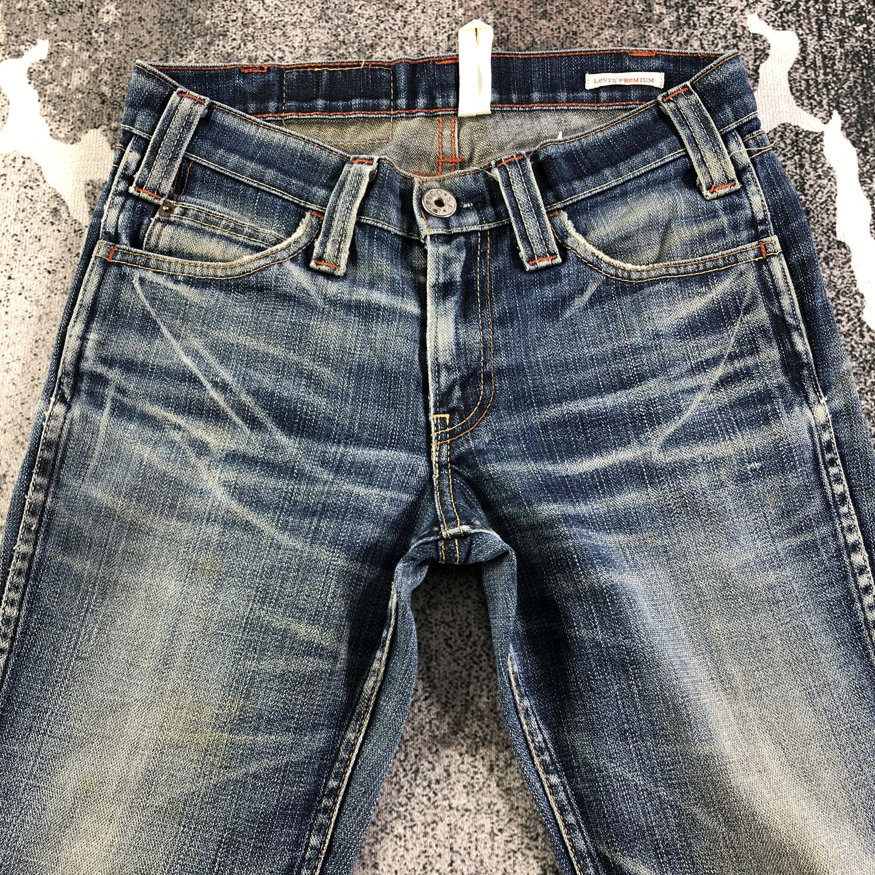 Levi's Vintage Levis 606 Jeans Faded Blue Denim KJ2297 Size US 29 - 3 Thumbnail