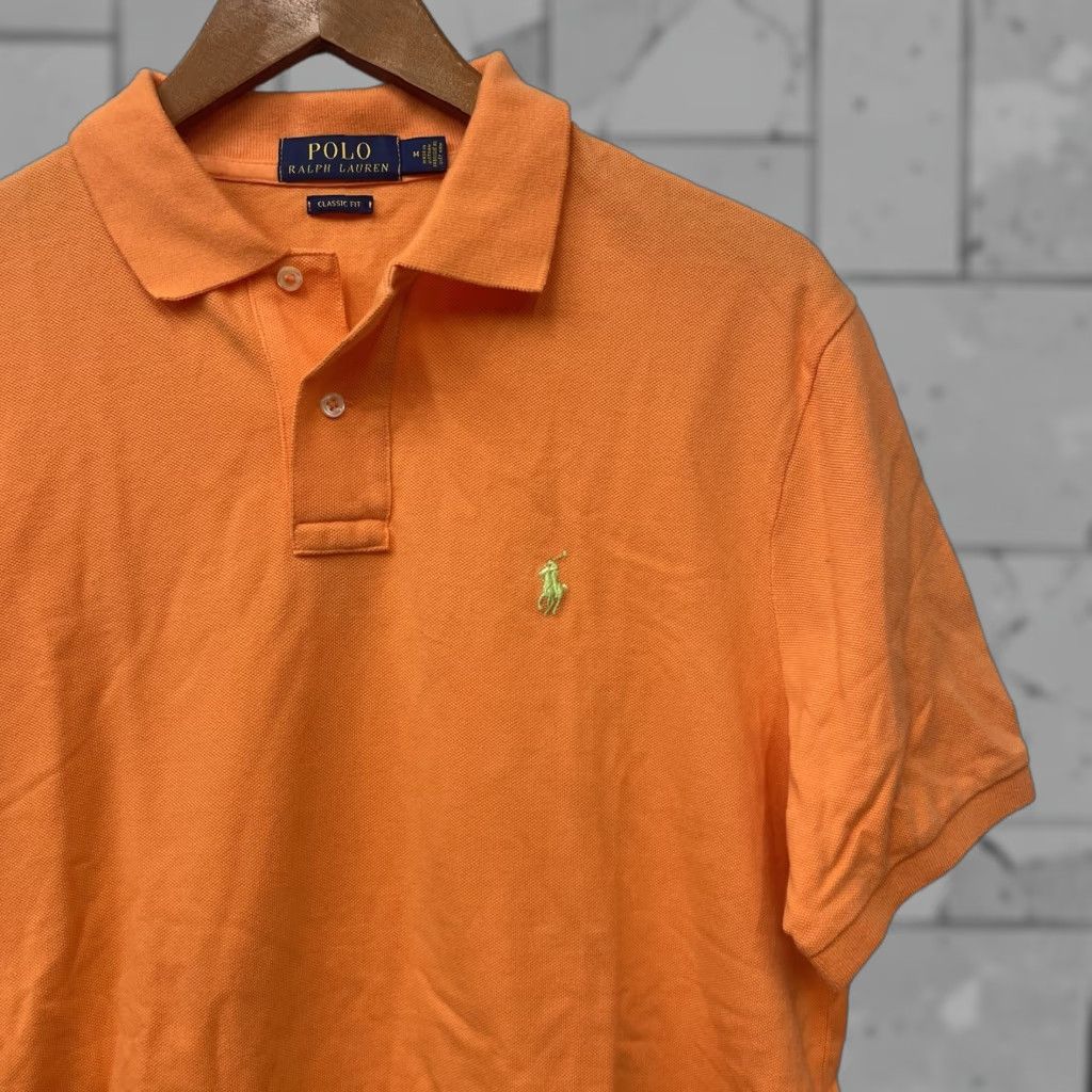 Polo Ralph Lauren Polo Ralph Lauren Classic Fit Orange Polo Shirt Mens Size M Size US M / EU 48-50 / 2 - 1 Thumbnail