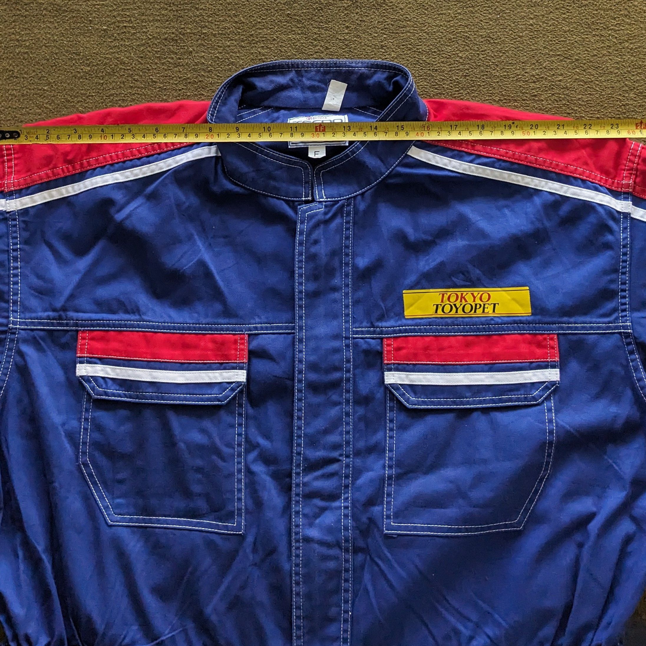 Vintage Vintage TOYOTA Tecno Racing Coverall Workwear Jacket Size US XXL / EU 58 / 5 - 5 Thumbnail