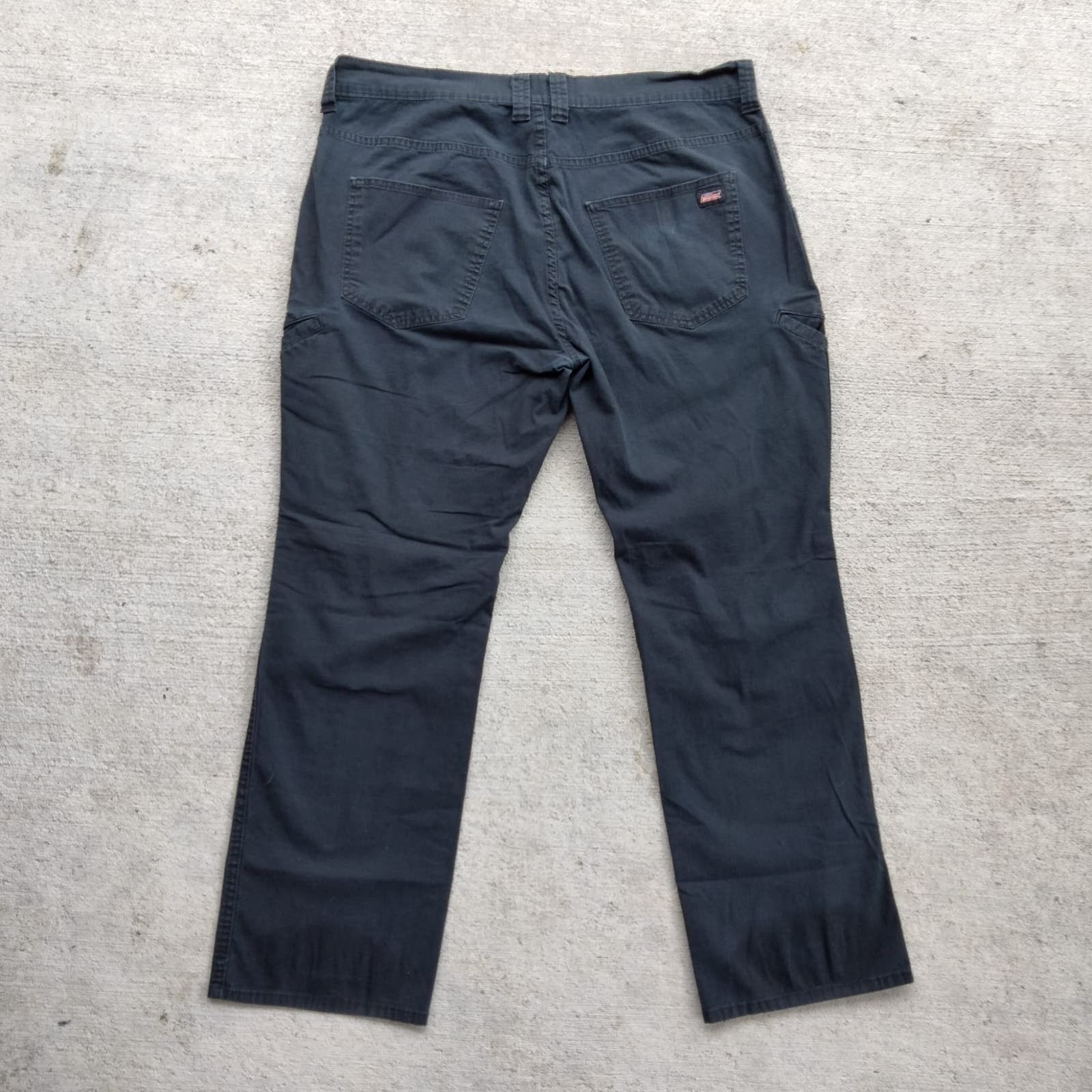 Vintage Dickies Washed Black Lightweight Carpenter Pants | Grailed