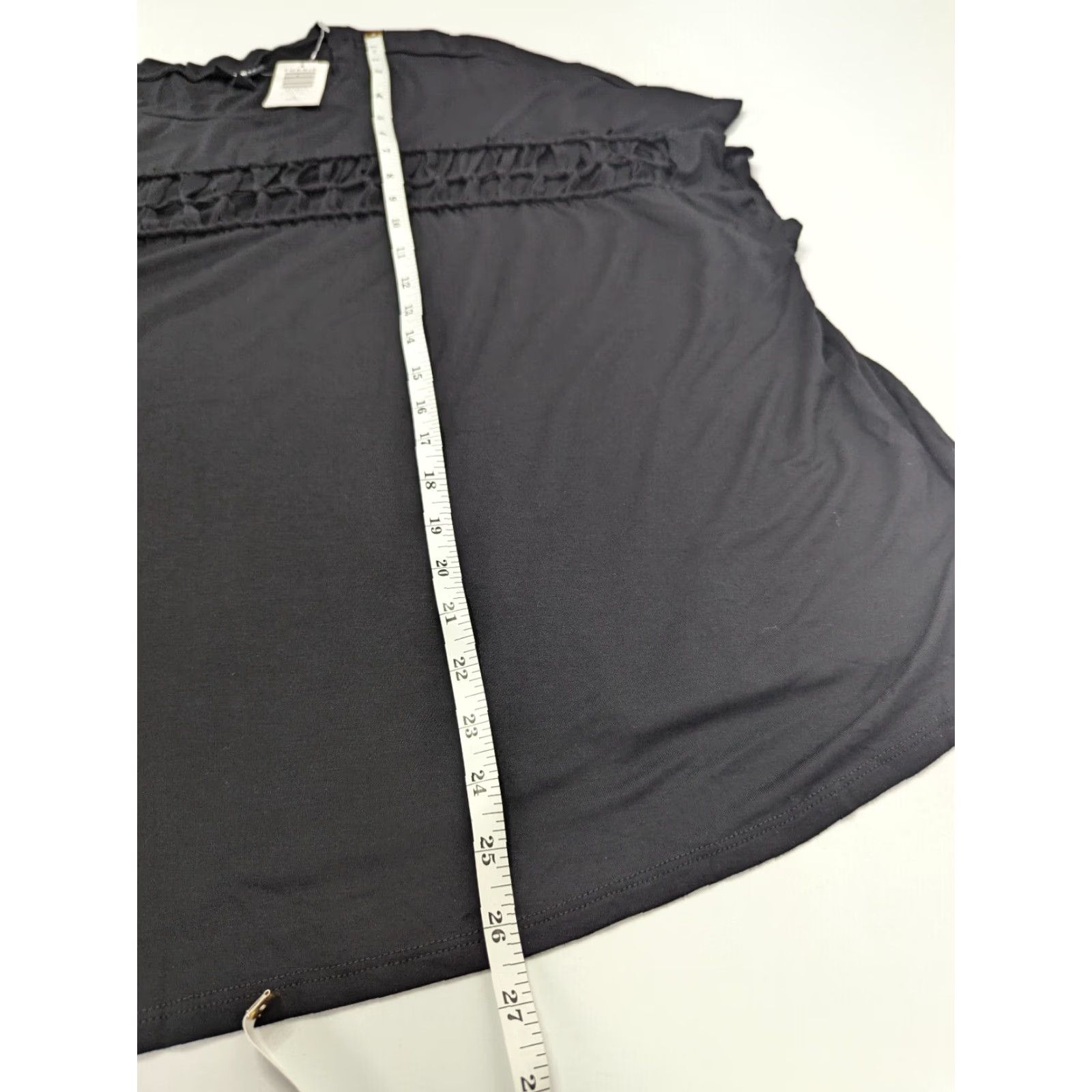 Torrid NWT Torrid Knit Jersey Crew Neck Black 1X Plus Blouse Shirt Womens Tunic Size 1X Crew Neck Casual Workwear Winter Spring Summer Fall Size XL / US 12-14 / IT 48-50 - 3 Thumbnail