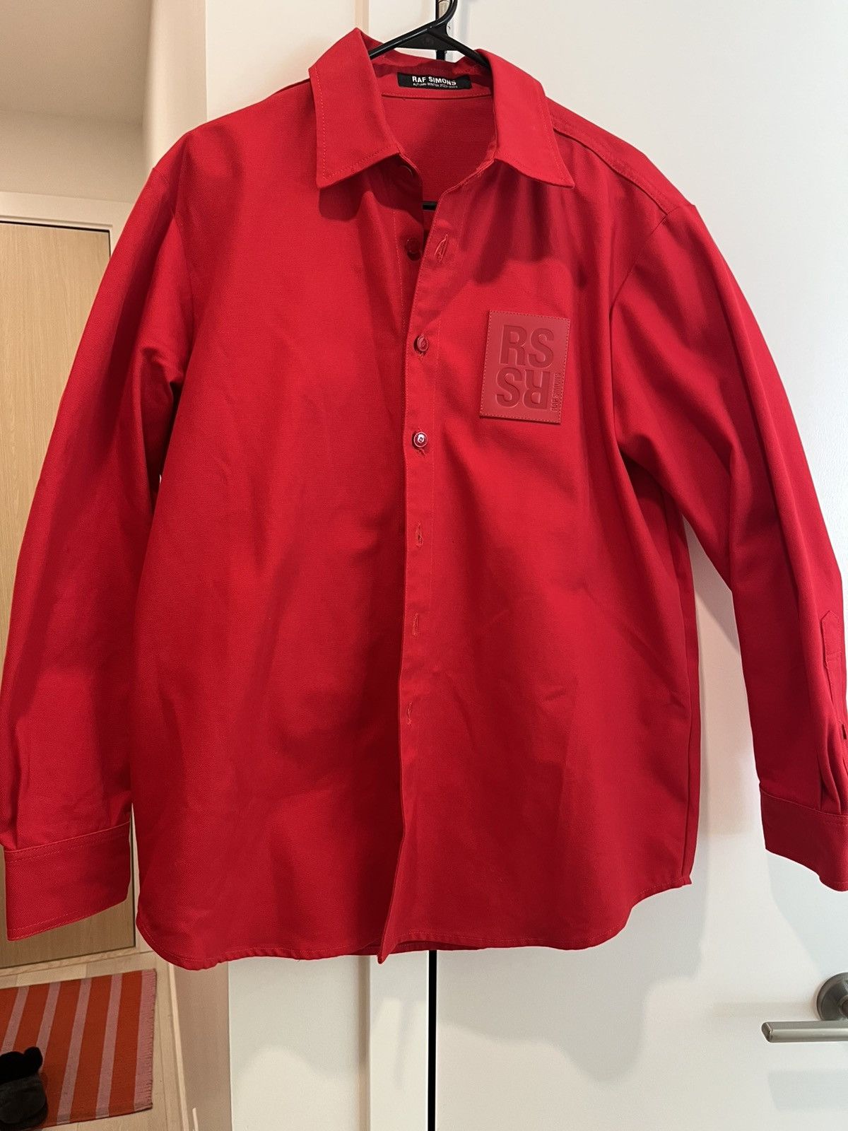 Raf Simons AW 2022-2023 Red Denim Shirt