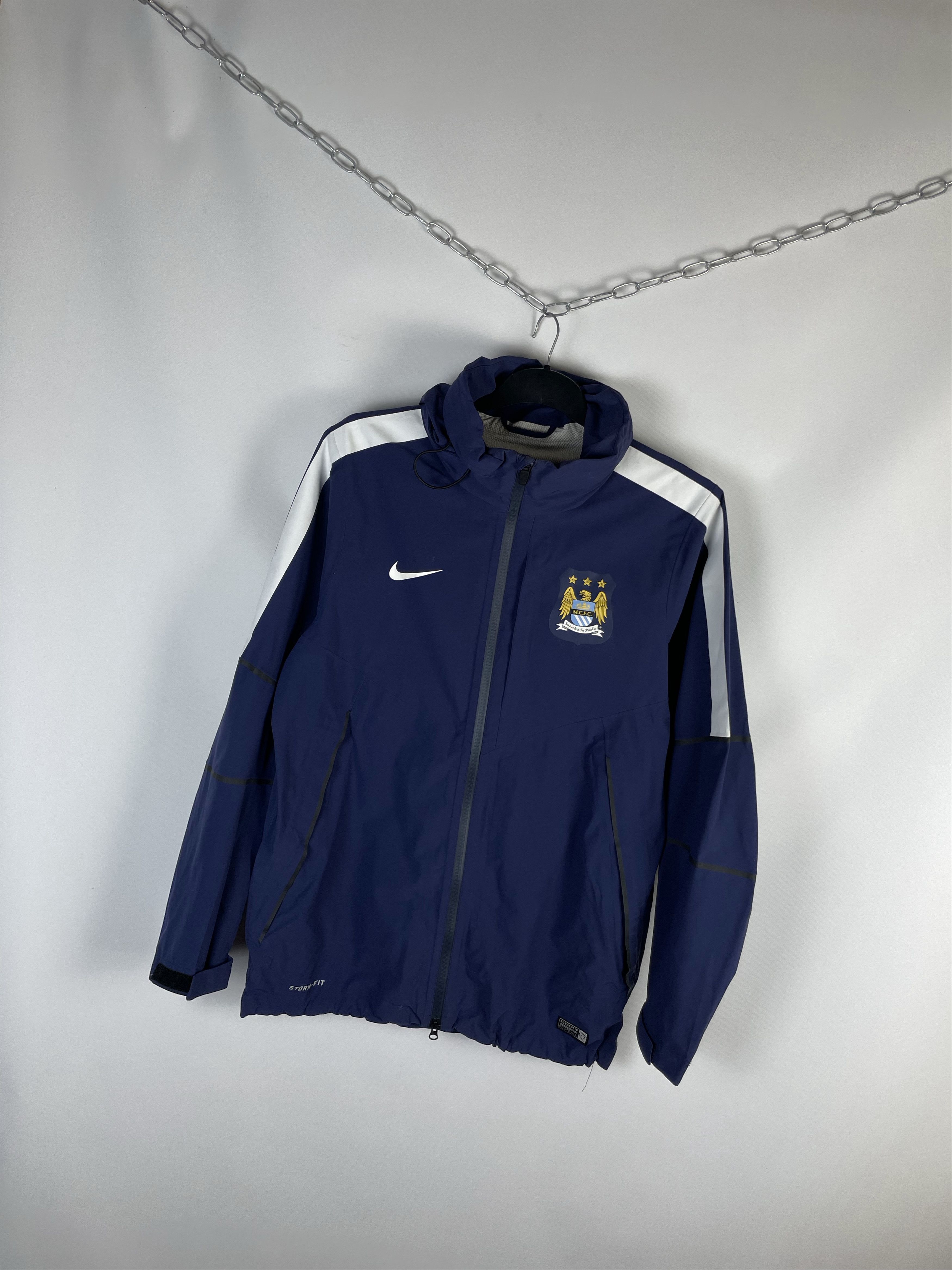 Nike Vintage Nike Manchester city jacket Size US L / EU 52-54 / 3 - 2 Thumbnail
