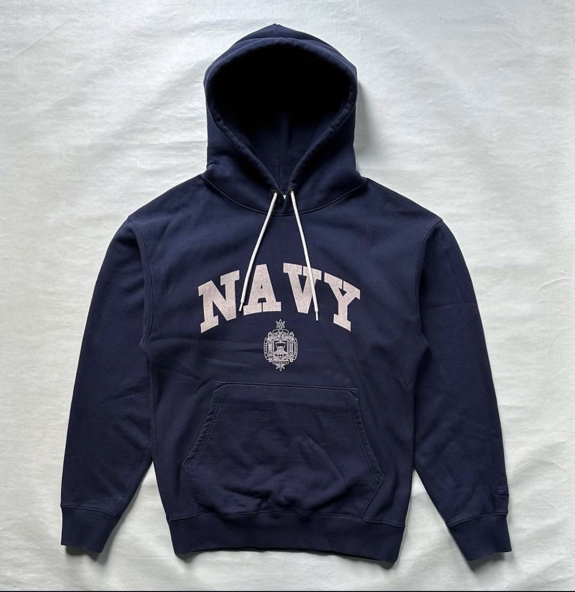 Beams Plus Outstanding & Co V.S.C Hood Sweat Navy 'NAVY' Size US M / EU 48-50 / 2 - 1 Thumbnail