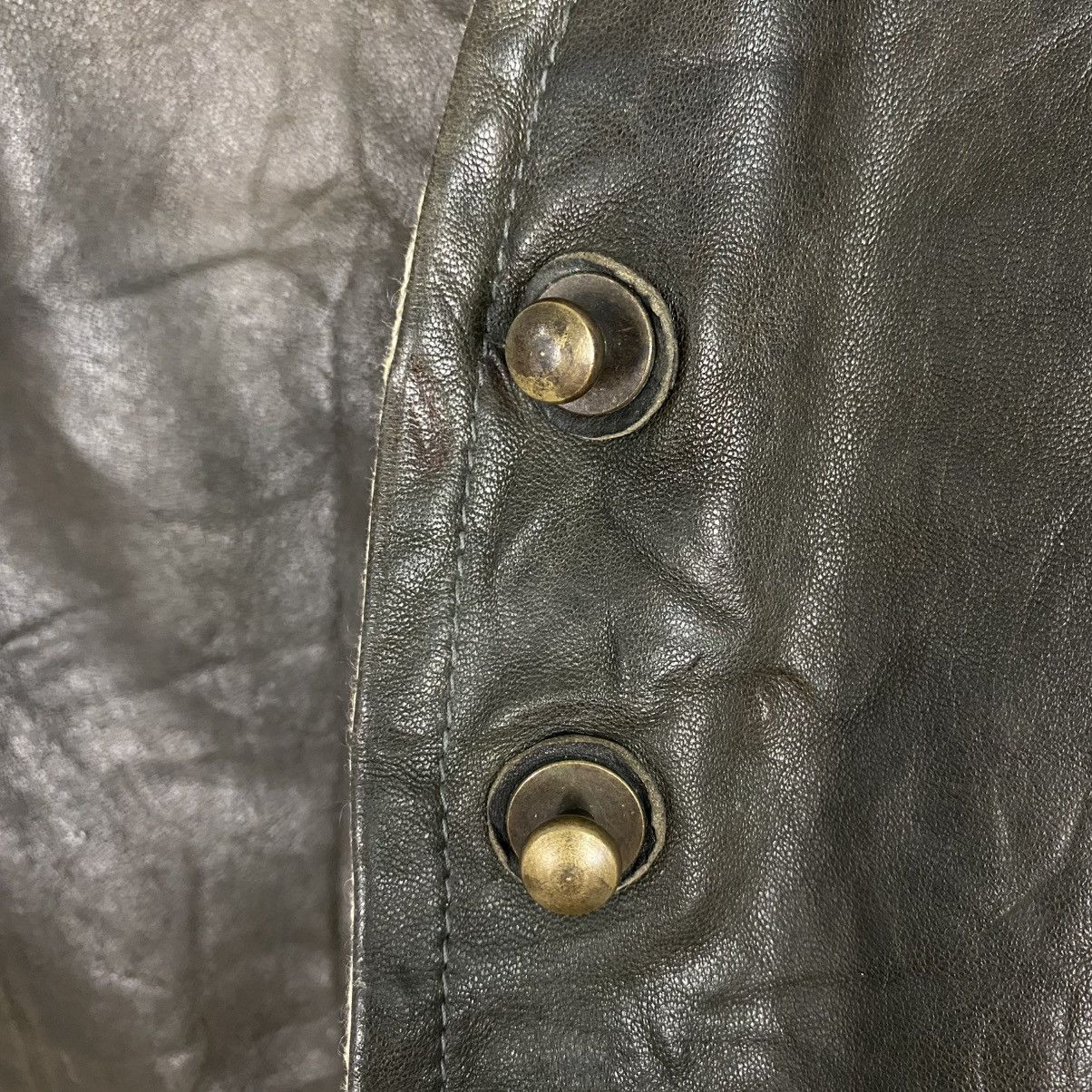 Isaac Sellam Experience 🔥RARE🔥Vintage Reversible Leather Vest Jacket Isaac Sellam Size US M / EU 48-50 / 2 - 24 Thumbnail