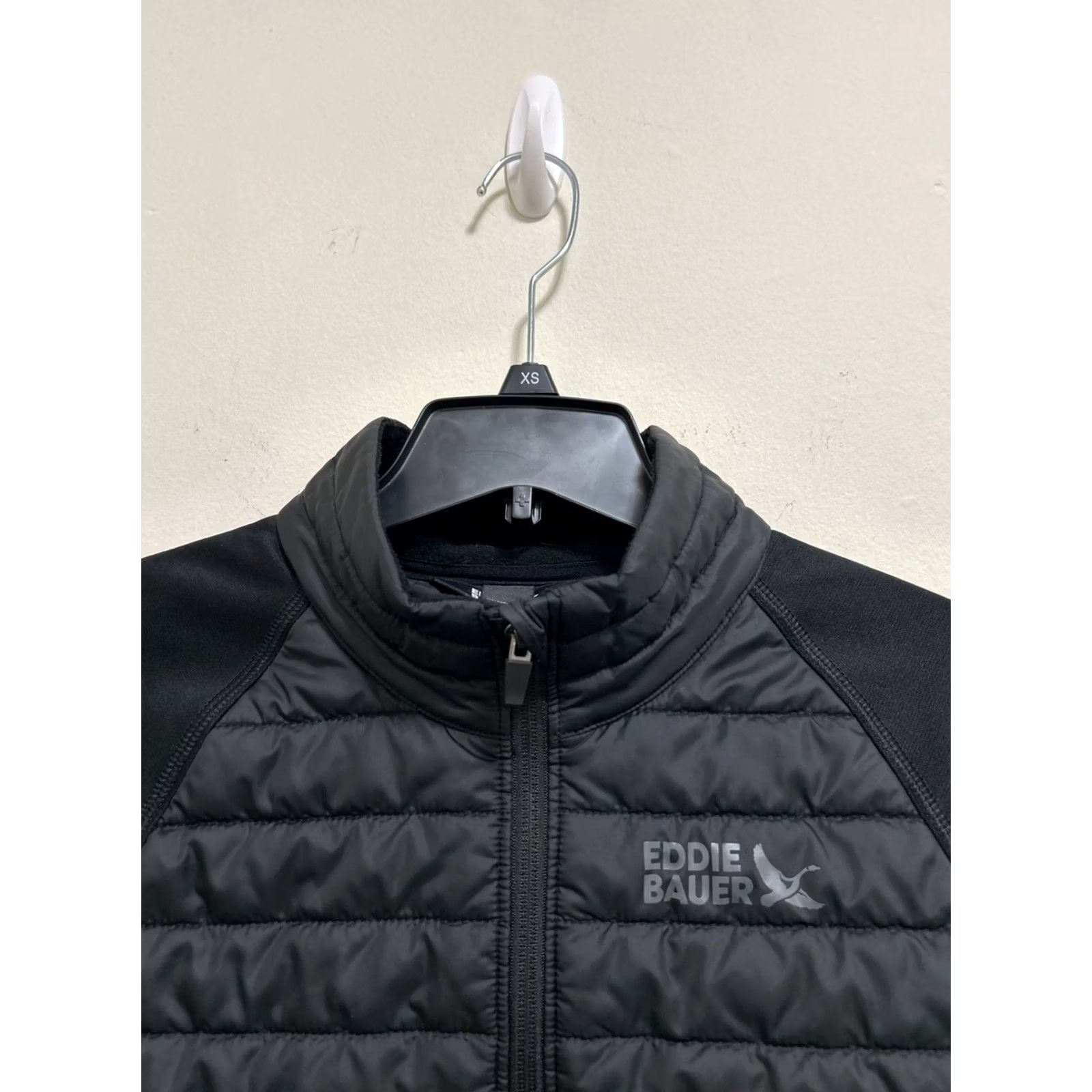 Eddie Bauer Eddie Bauer Puffer Jacket Womens Large Black Full Zip Goose Down Jacket Black Womens L Modern Puffer Size L / US 10 / IT 46 - 7 Thumbnail