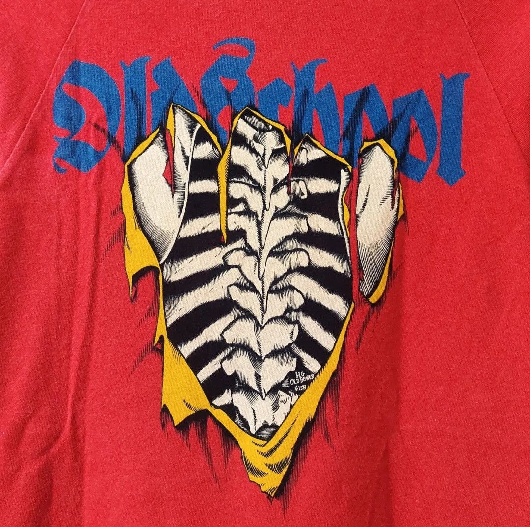 Hysteric Glamour Vtg 90's Hysteric Glamour Old Bones Fish Long Sleeve Shirt Size US M / EU 48-50 / 2 - 7 Thumbnail