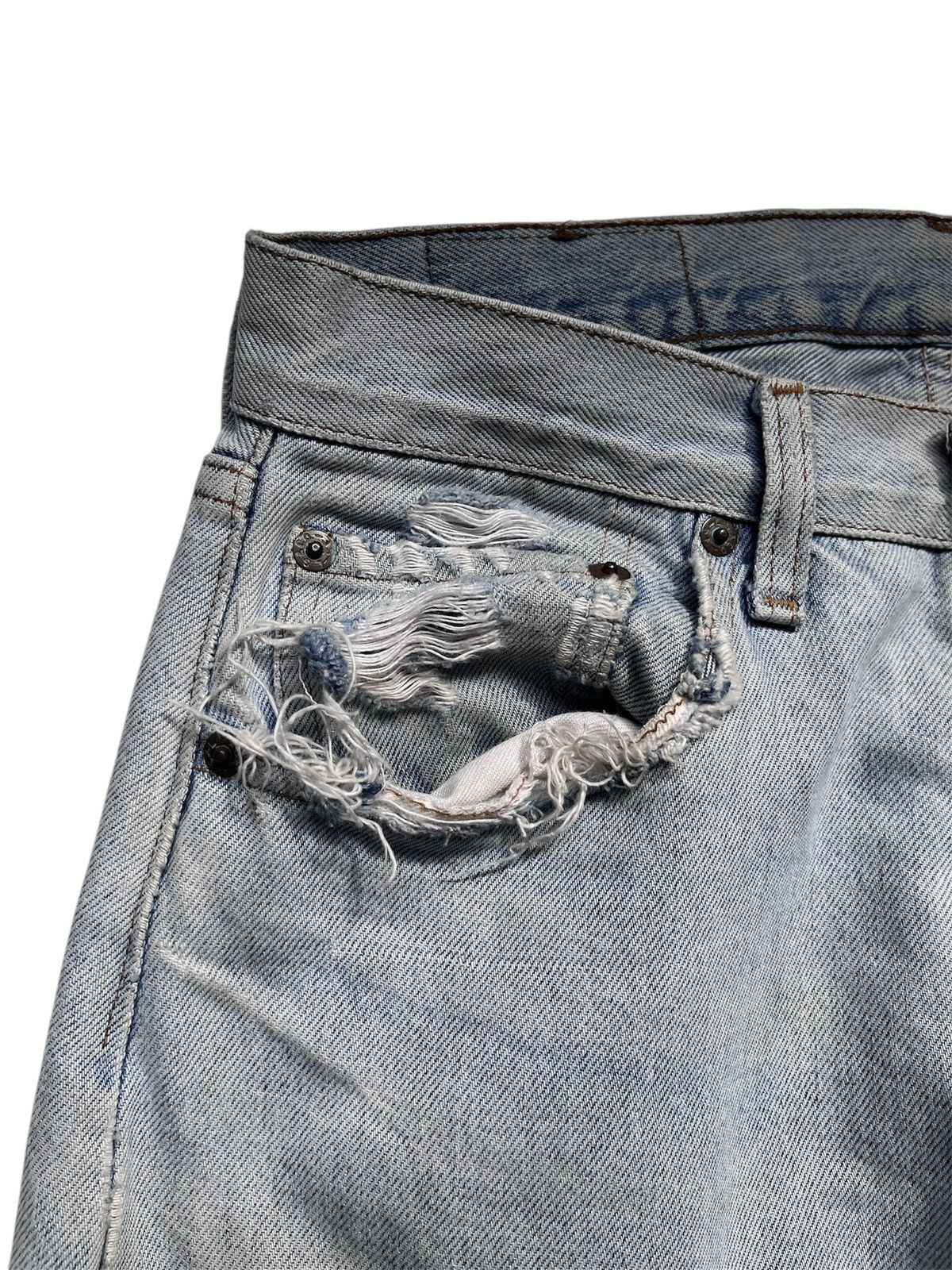 Levi's Levi's 501 Valencia 555 Distressed Jeans Size US 30 / EU 46 - 6 Thumbnail
