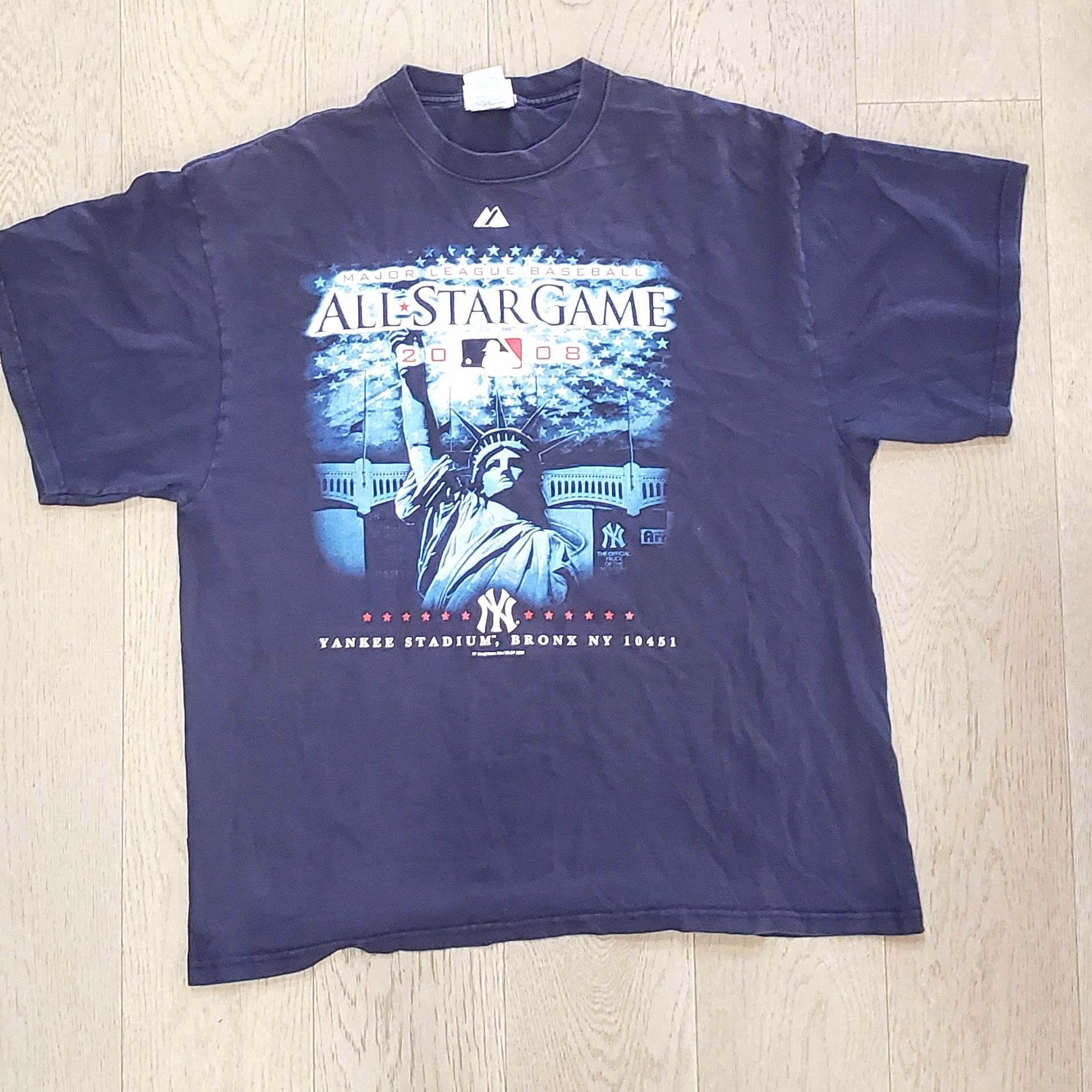 Majestic 2008 NY Yankees MLB All Star Game T-Shirt Size US XL / EU 56 / 4 - 1 Preview