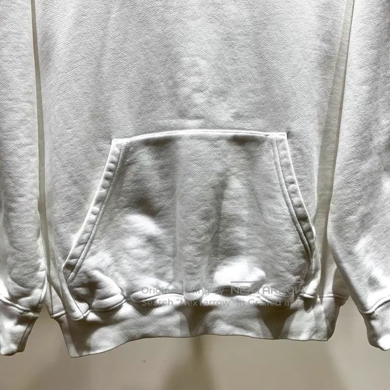 Balenciaga Balenciaga Logo print white loose hooded sweatshirt Size US XS / EU 42 / 0 - 4 Thumbnail