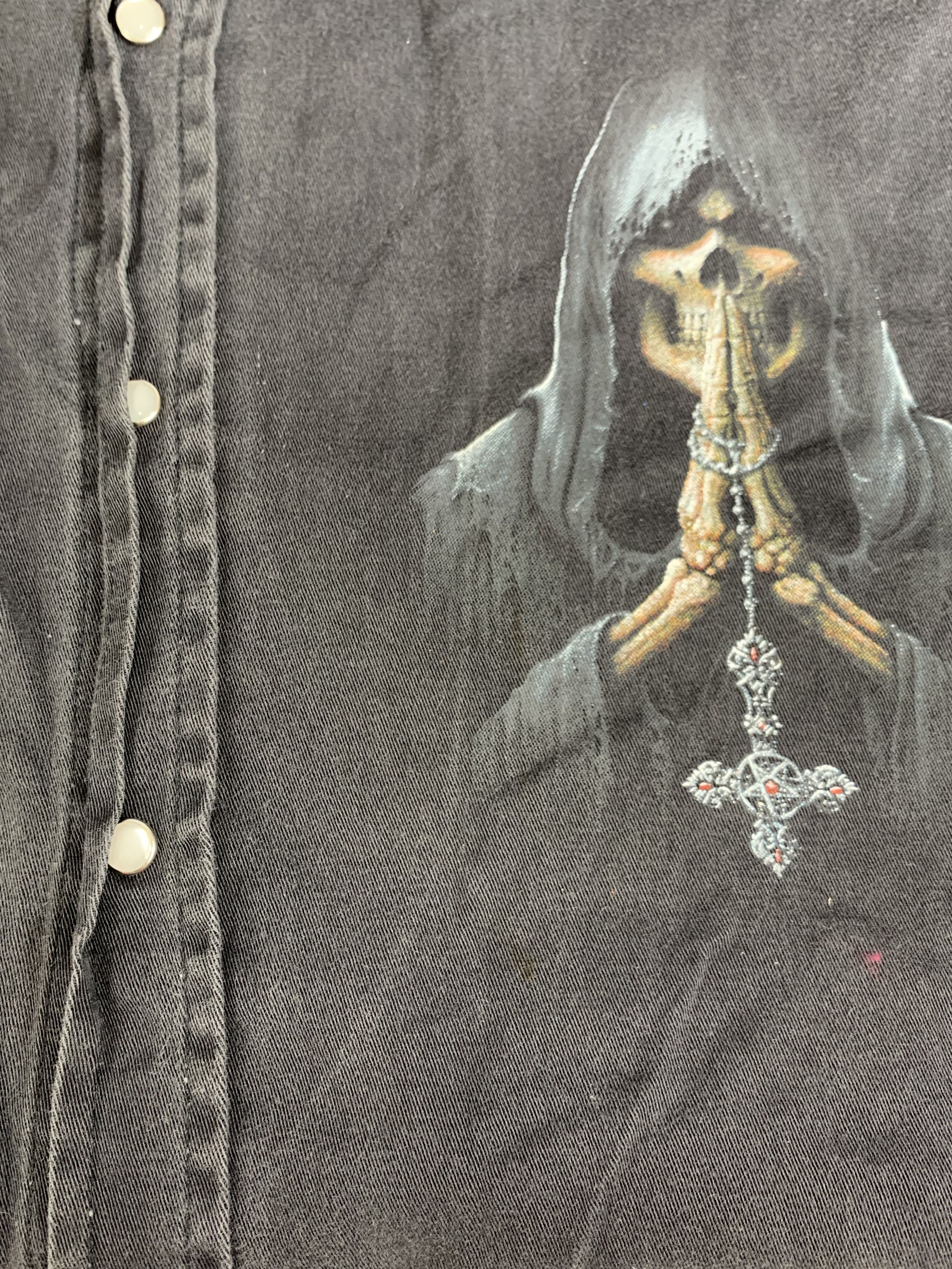 Vintage Vintage Death Skull Vest Jacket Size M Size US M / EU 48-50 / 2 - 20 Thumbnail