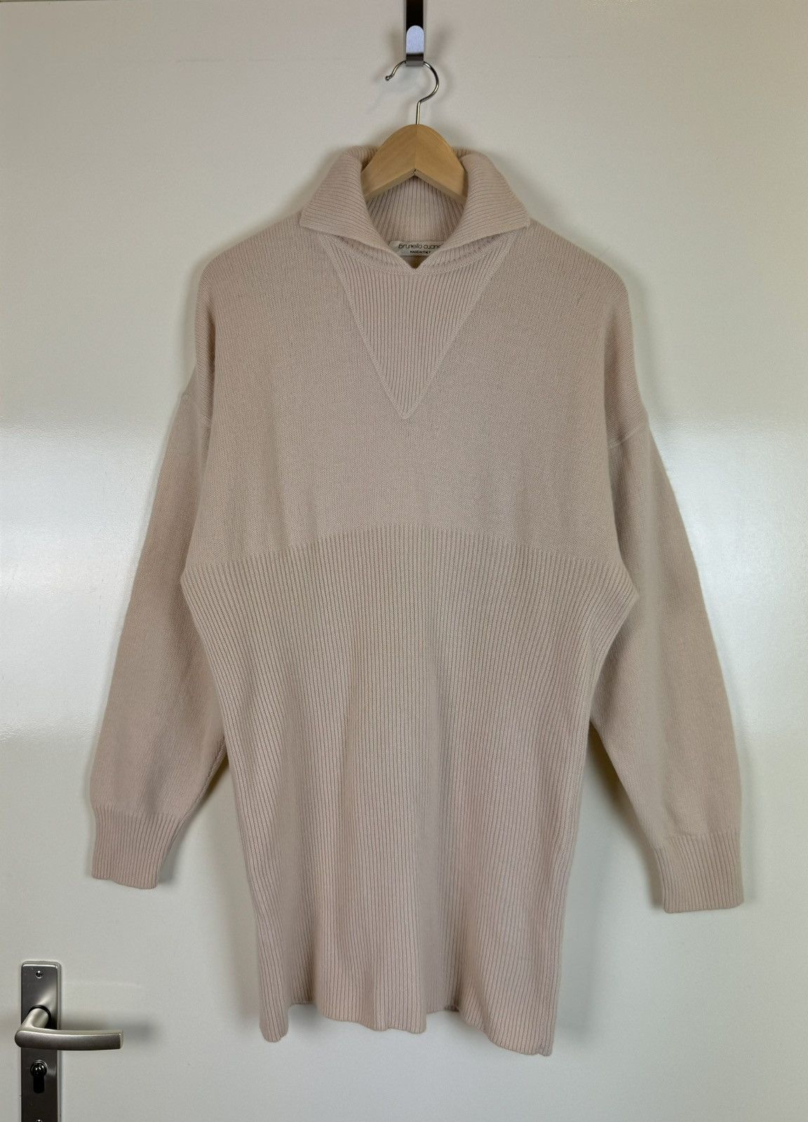 Brunello Cucinelli Brunello Cucinelli vintage wool angora Y2K sweater polo XL Size XL / US 12-14 / IT 48-50 - 1 Thumbnail