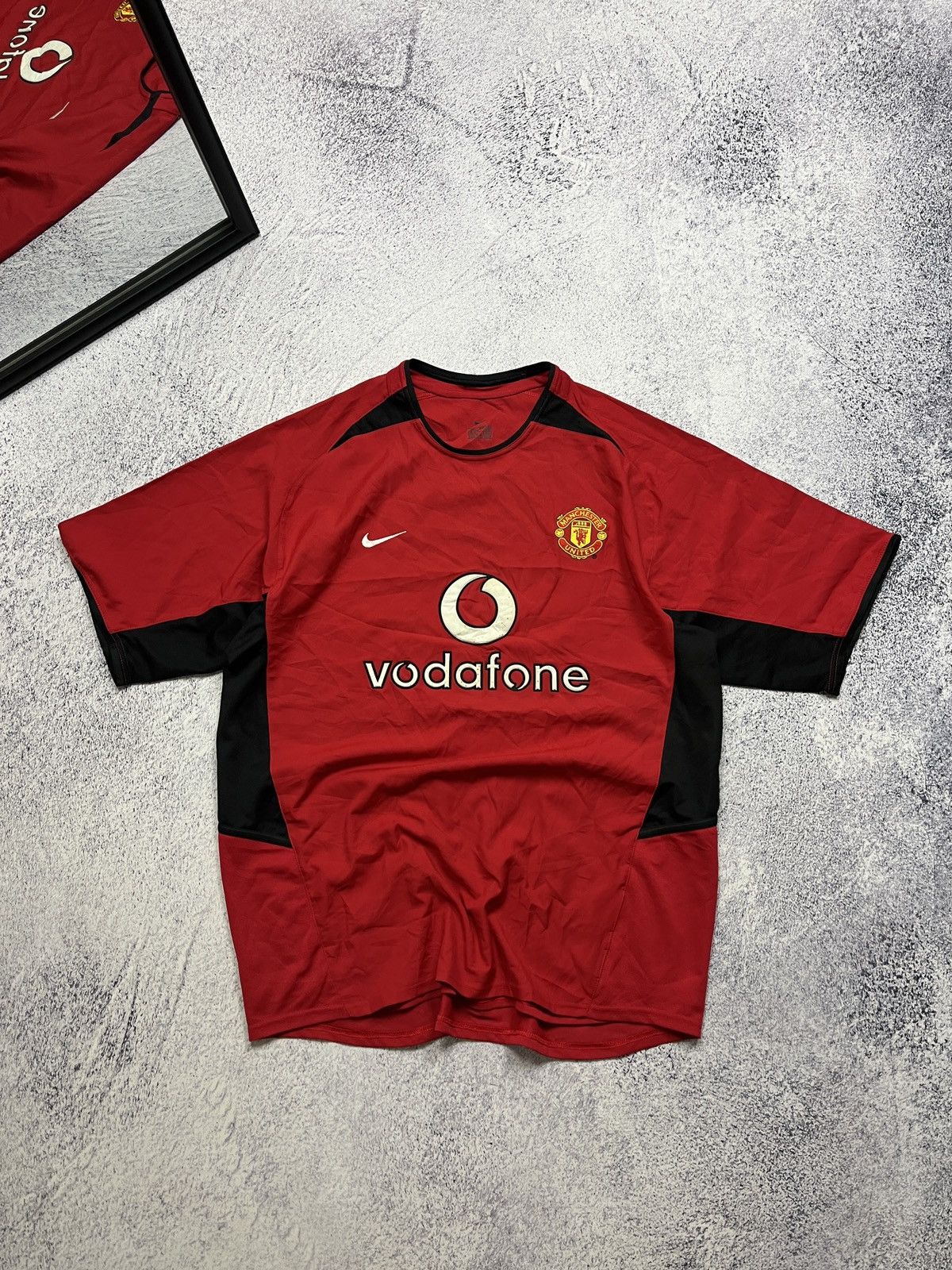 Nike Manchester United 2002/2004 Home Vintage Soccer Jersey
