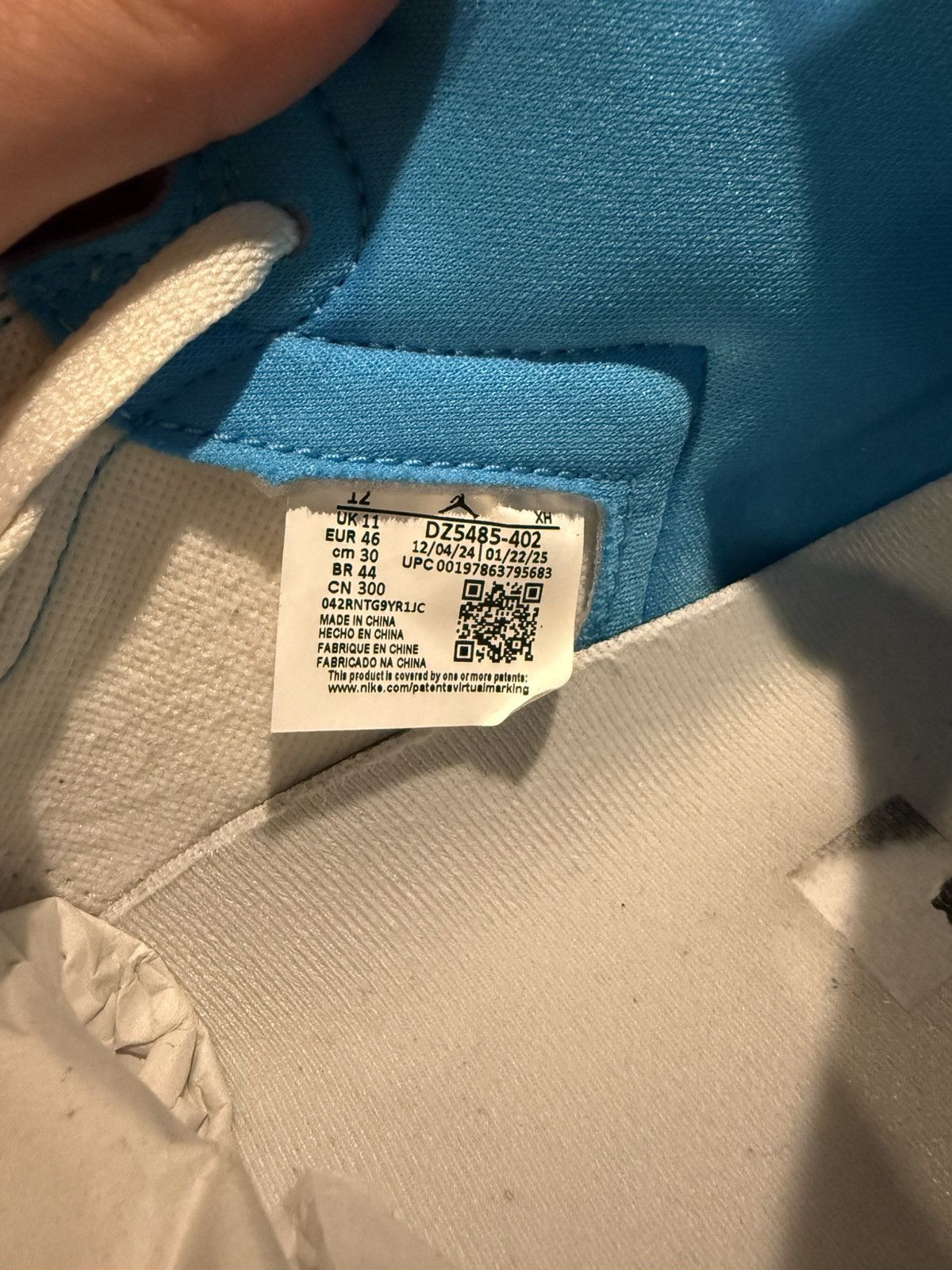 Jordan Brand Jordan 1 UNC Size US 12 / EU 45 - 8 Thumbnail