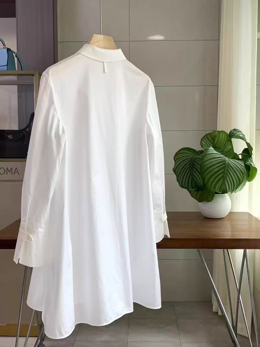 Hermes Hermes long-sleeve mid-length shirt 36, sale R815 Size XS / US 0-2 / IT 36-38 - 3 Thumbnail
