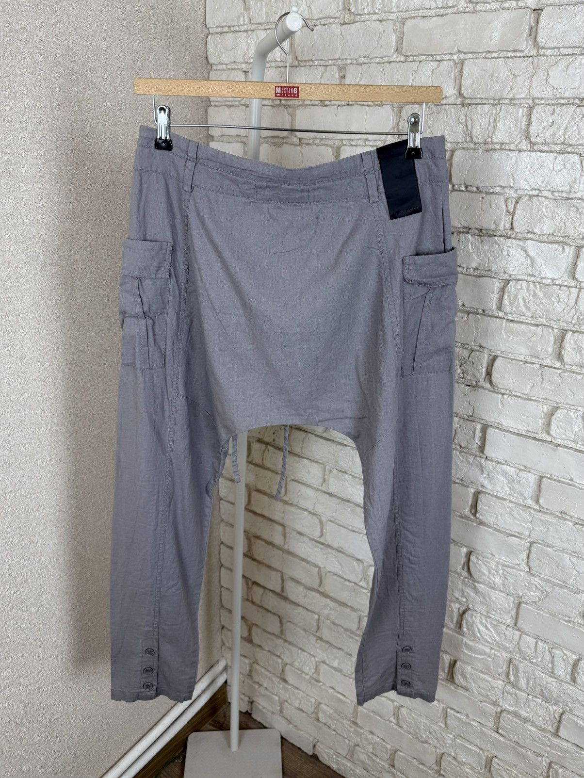 Army Of Me Army of Me SS11 Gray Dropped Crotch Avant Garde Pant Size US 32 / EU 48 - 7 Thumbnail