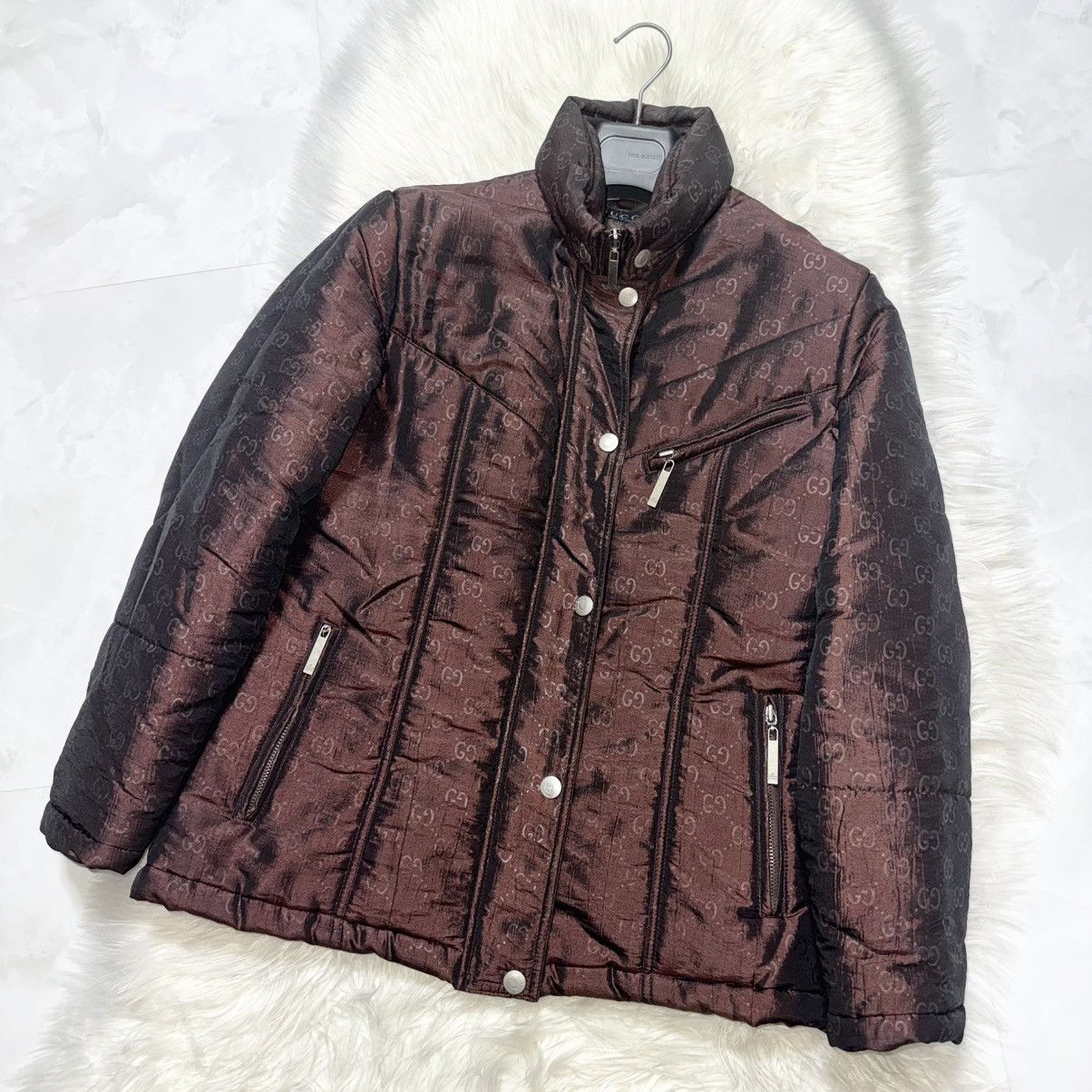 Gucci Gucci Tom Ford-Era Hologram GG All-Over Print Jacket Size US S / EU 44-46 / 1 - 4 Thumbnail