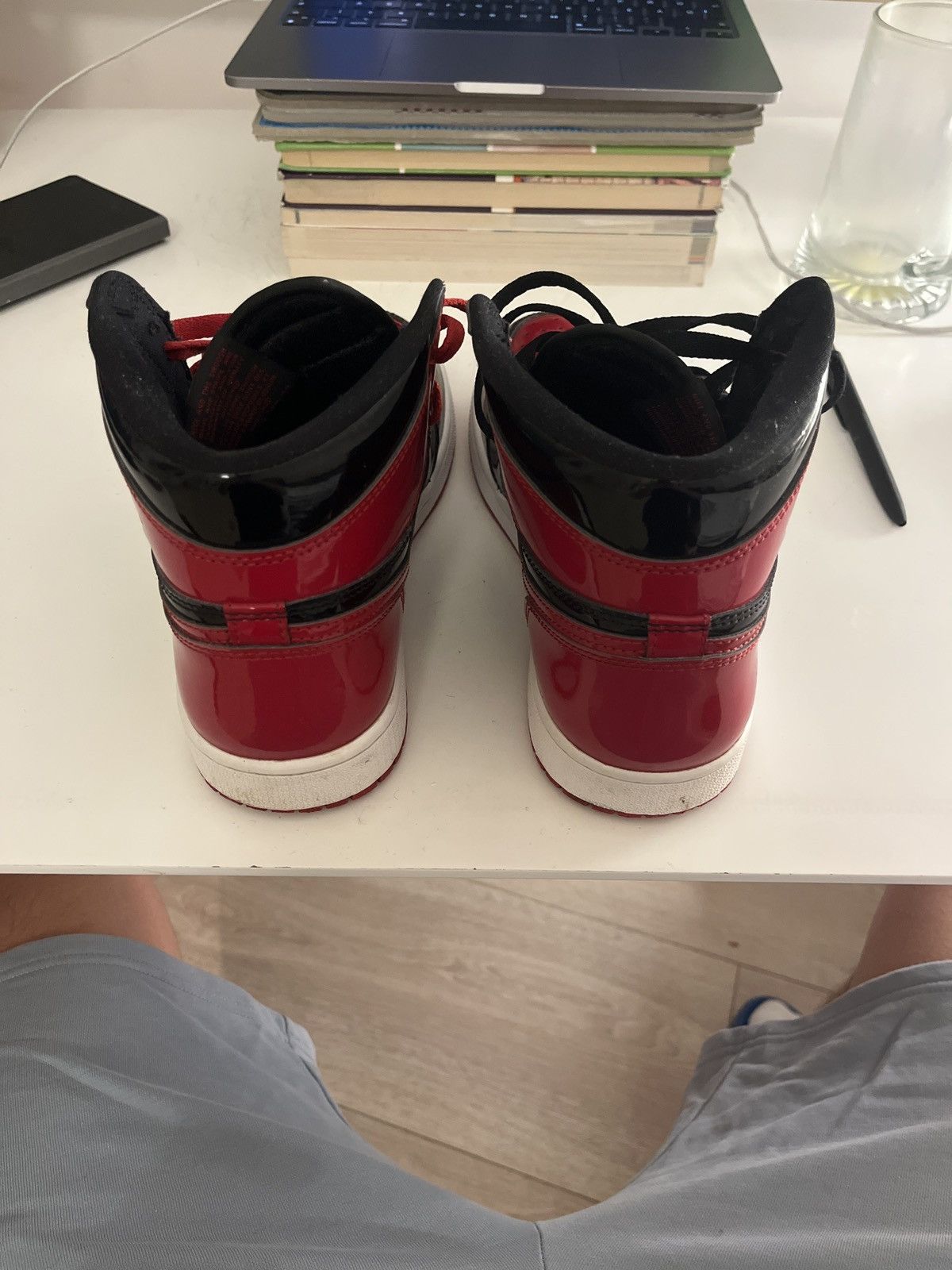 Jordan Brand × Nike Nike Jordan OG Patent Bred Size US 9 / EU 42 - 3 Thumbnail