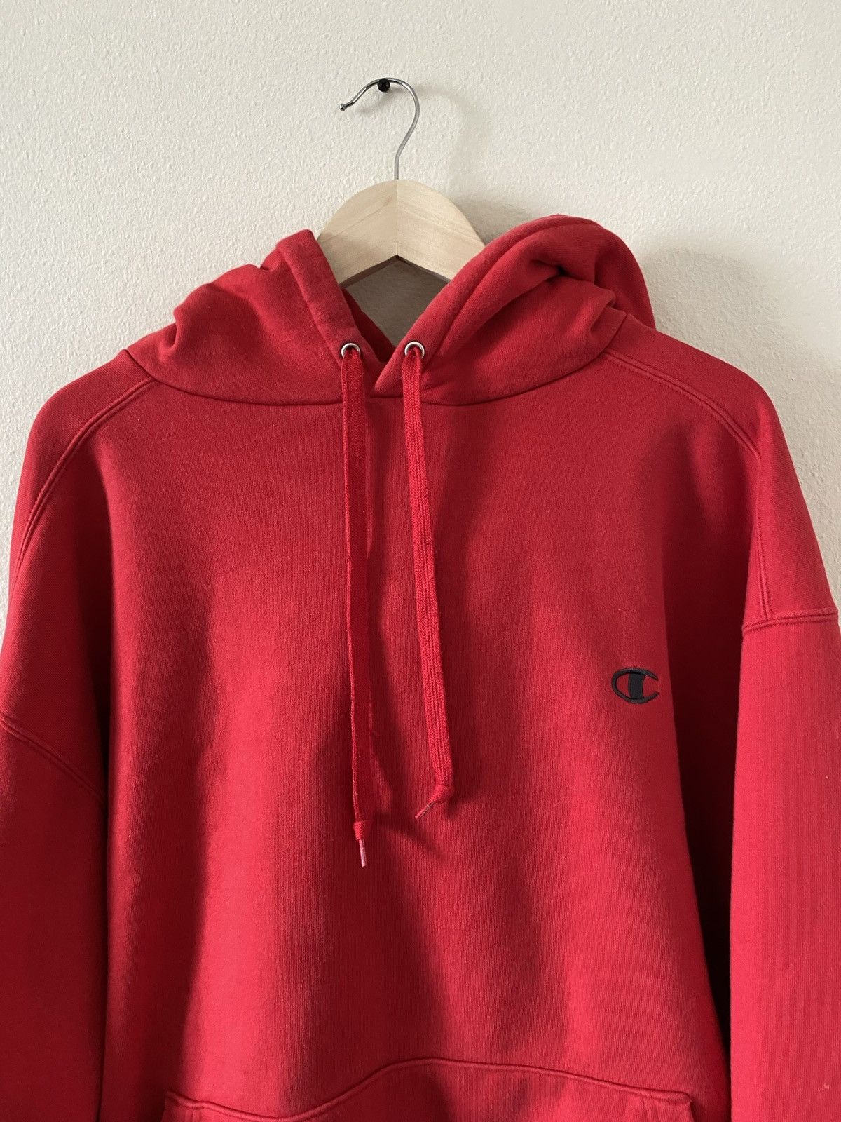 Champion Vintage Red Champion Hoodie Size US XXL / EU 58 / 5 - 3 Thumbnail
