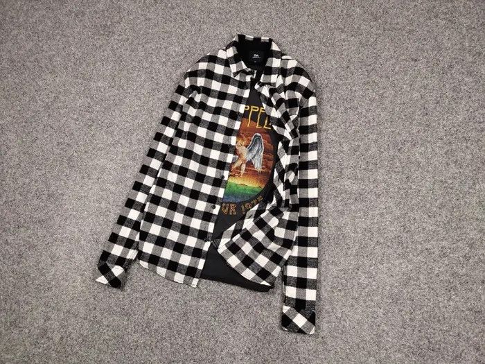 Flannel Vintage Flannel Shirt Travis Scott Style Y2K Style Size US M / EU 48-50 / 2 - 3 Thumbnail