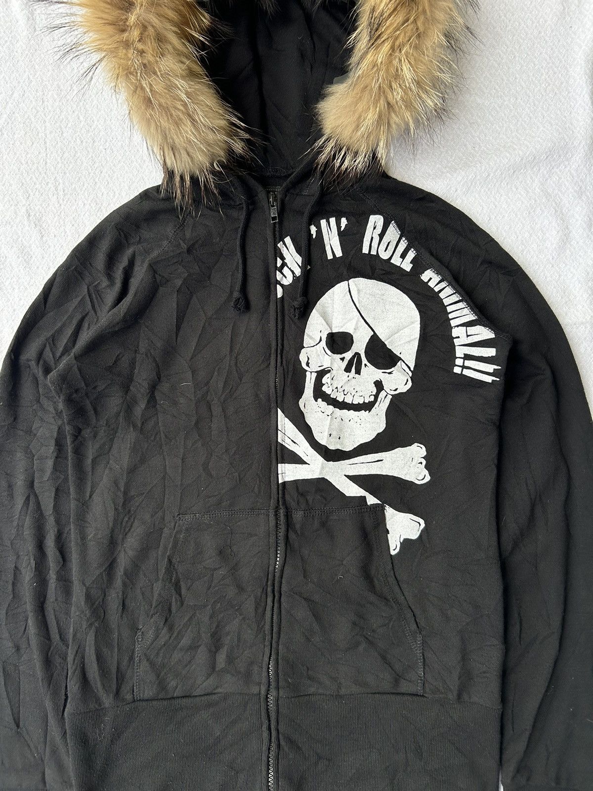 Hysteric Glamour 💸BINDINGOFFER💸Fur hoodie glad news skull Ifsixwasnine lgb Size US S / EU 44-46 / 1 - 6 Thumbnail