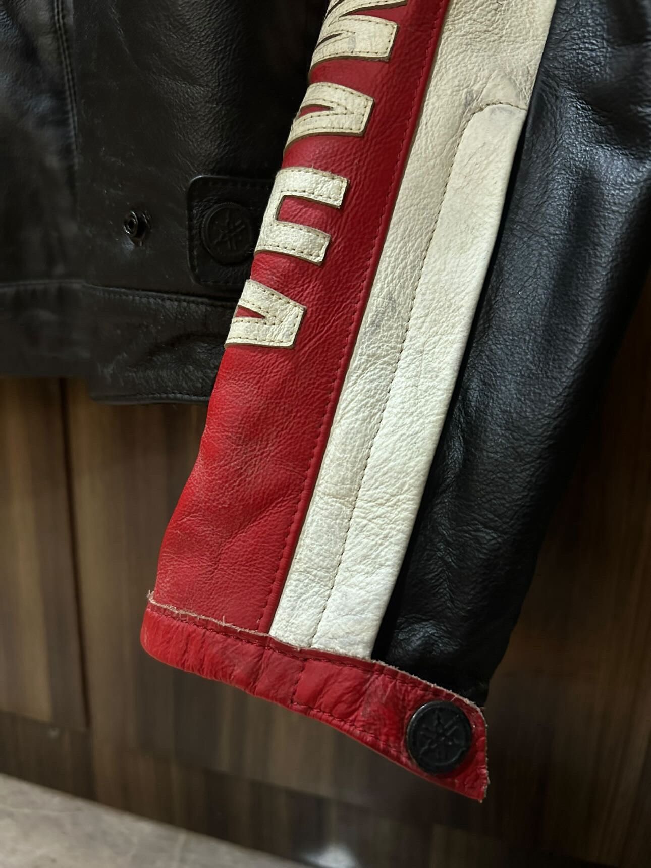 Yamaha VTG Yamaha Cow Leather Jacket/Racing Jacket/Bikers Jacket Size US S / EU 44-46 / 1 - 6 Thumbnail