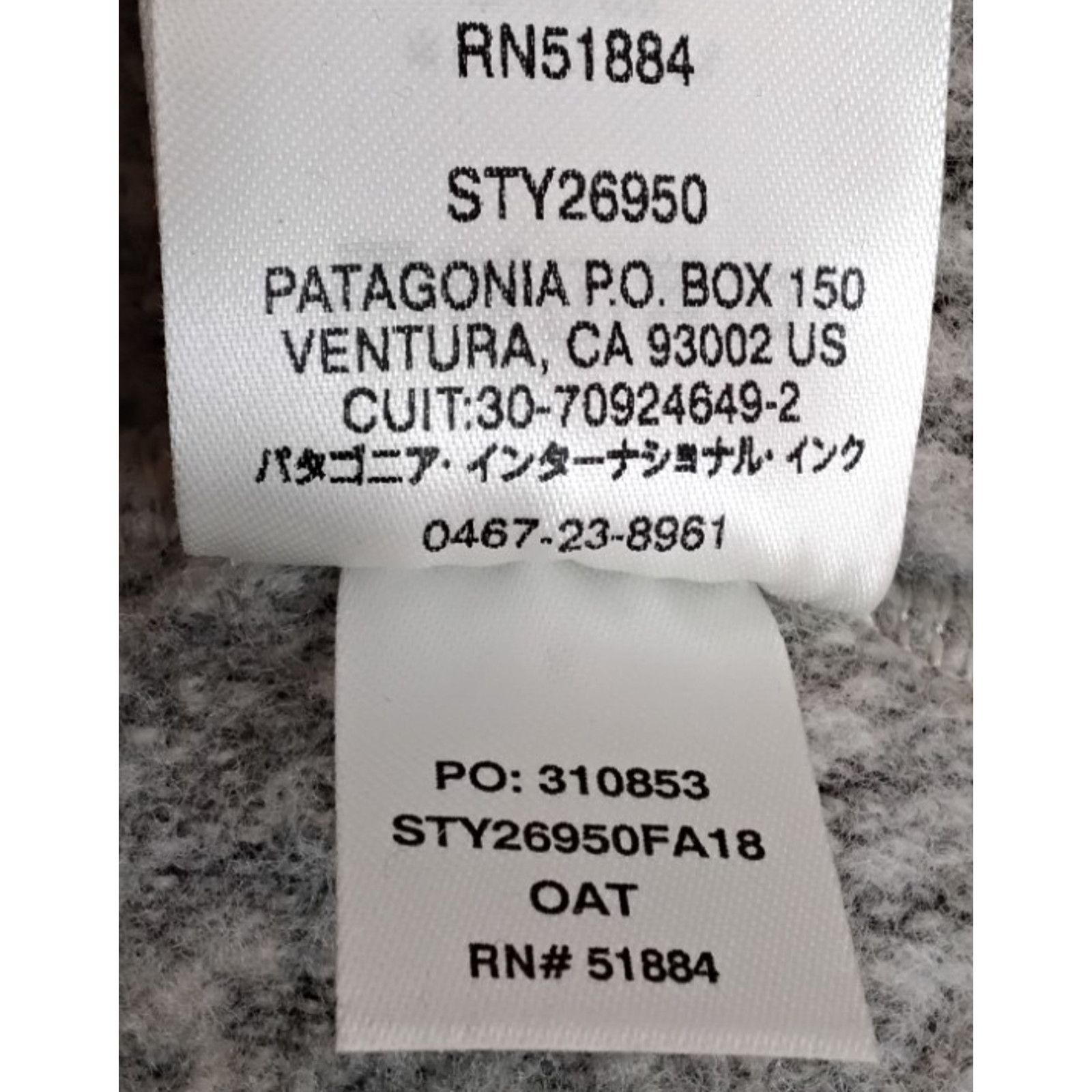 Patagonia Patagonia Woolyester Fleece Women's L Heathered Oatmeal NWT Size L / US 10 / IT 46 - 11 Thumbnail