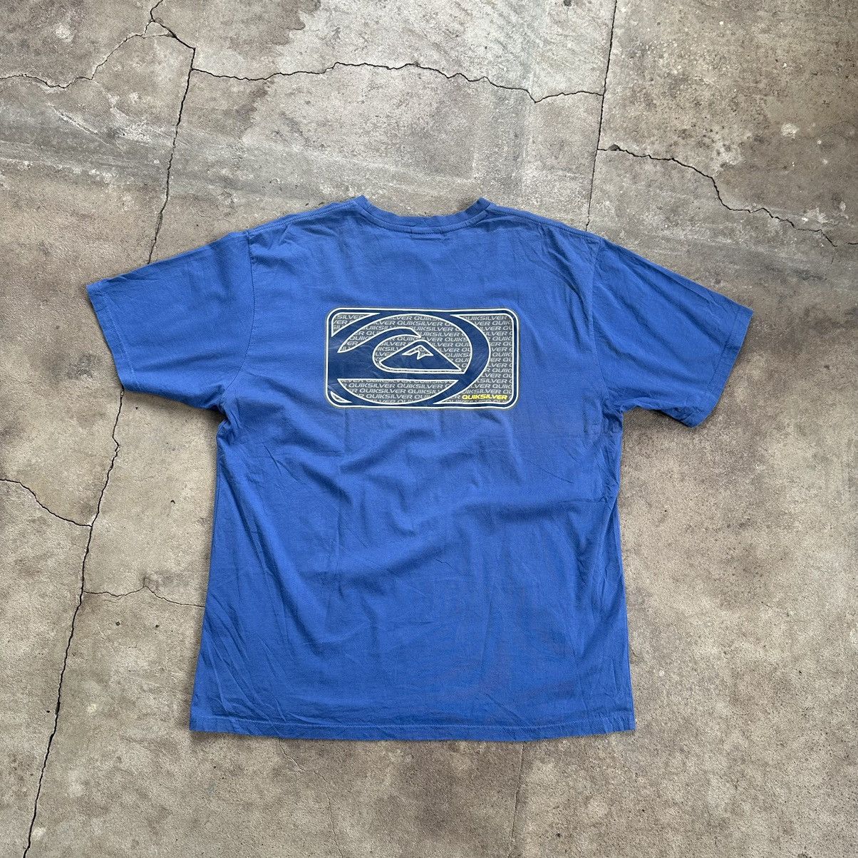 Quiksilver × Vintage Vintage 90’s Quiksilver Hawaii Navy Surf Graphic T-Shirt Men Size US L / EU 52-54 / 3 - 1 Thumbnail