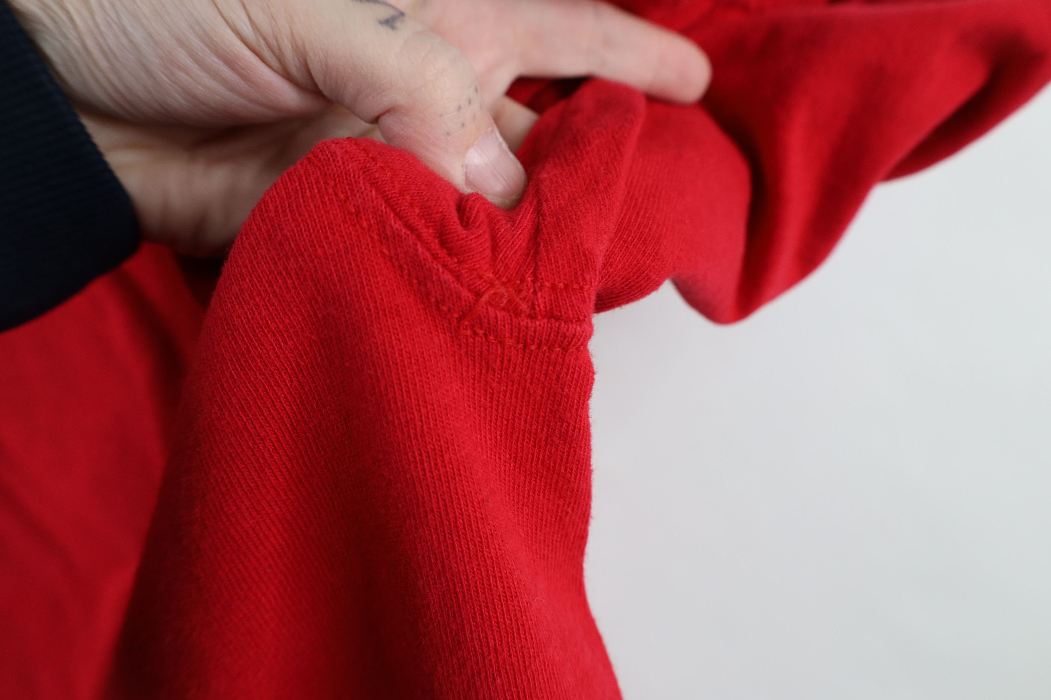 Champion × Vintage Vintage 90s Champion Jersey Short Sleeve T-Shirt Red Cotton Size US XL / EU 56 / 4 - 9 Thumbnail