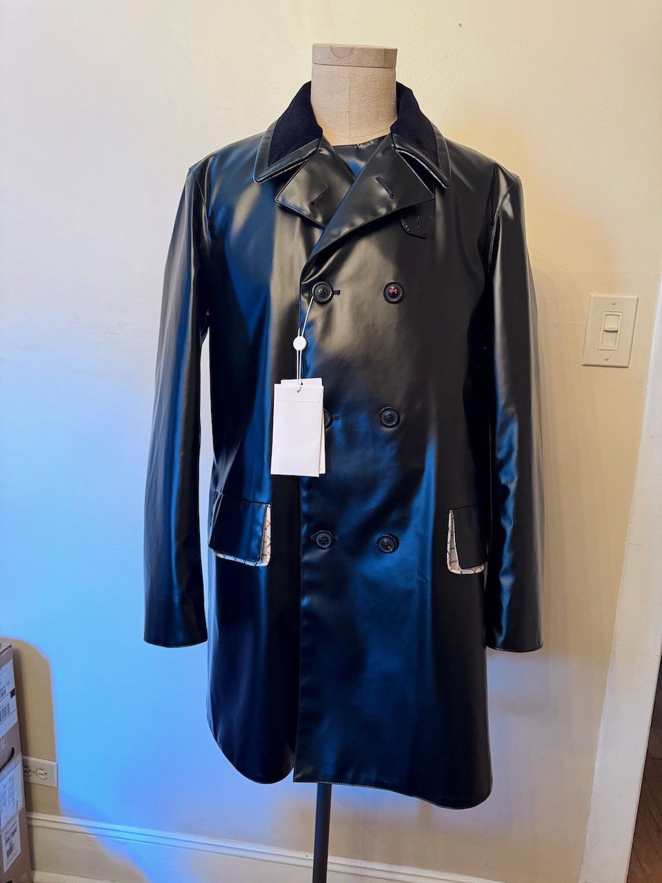 Maison Margiela NWT $2,345 Maison Margiela Men's Size 48 Poly-Coated Jacket Size US M / EU 48-50 / 2 - 1 Thumbnail