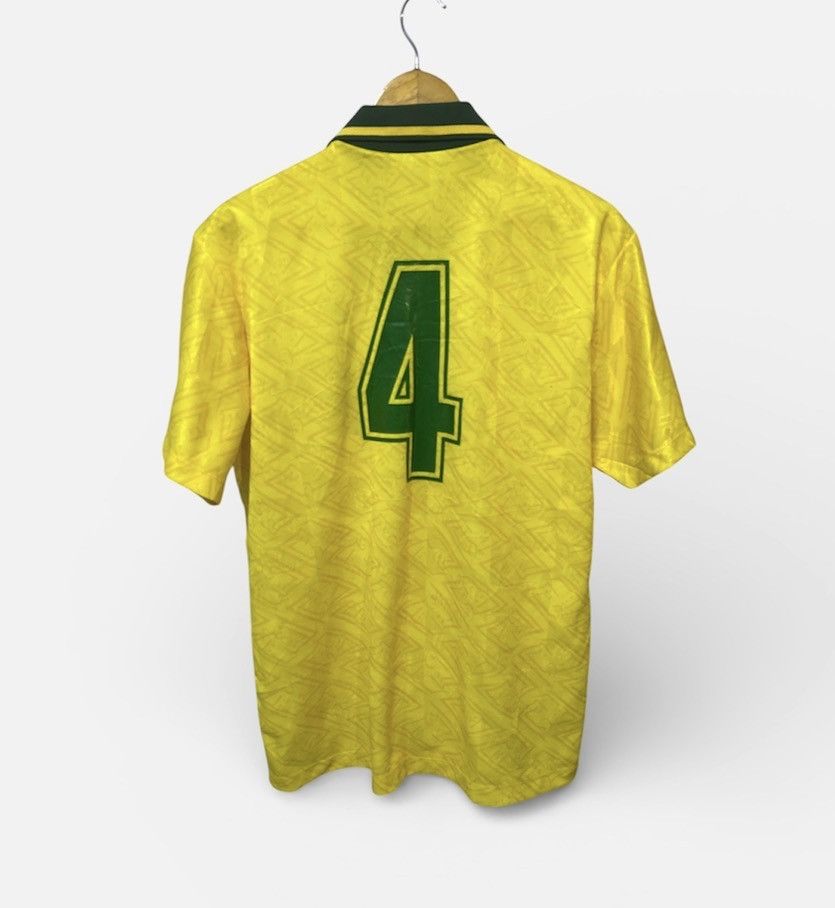 Umbro Rare BRAZIL 1991/1993 #4RicardoRocha soccer jersey UMBRO Size US L / EU 52-54 / 3 - 3 Thumbnail