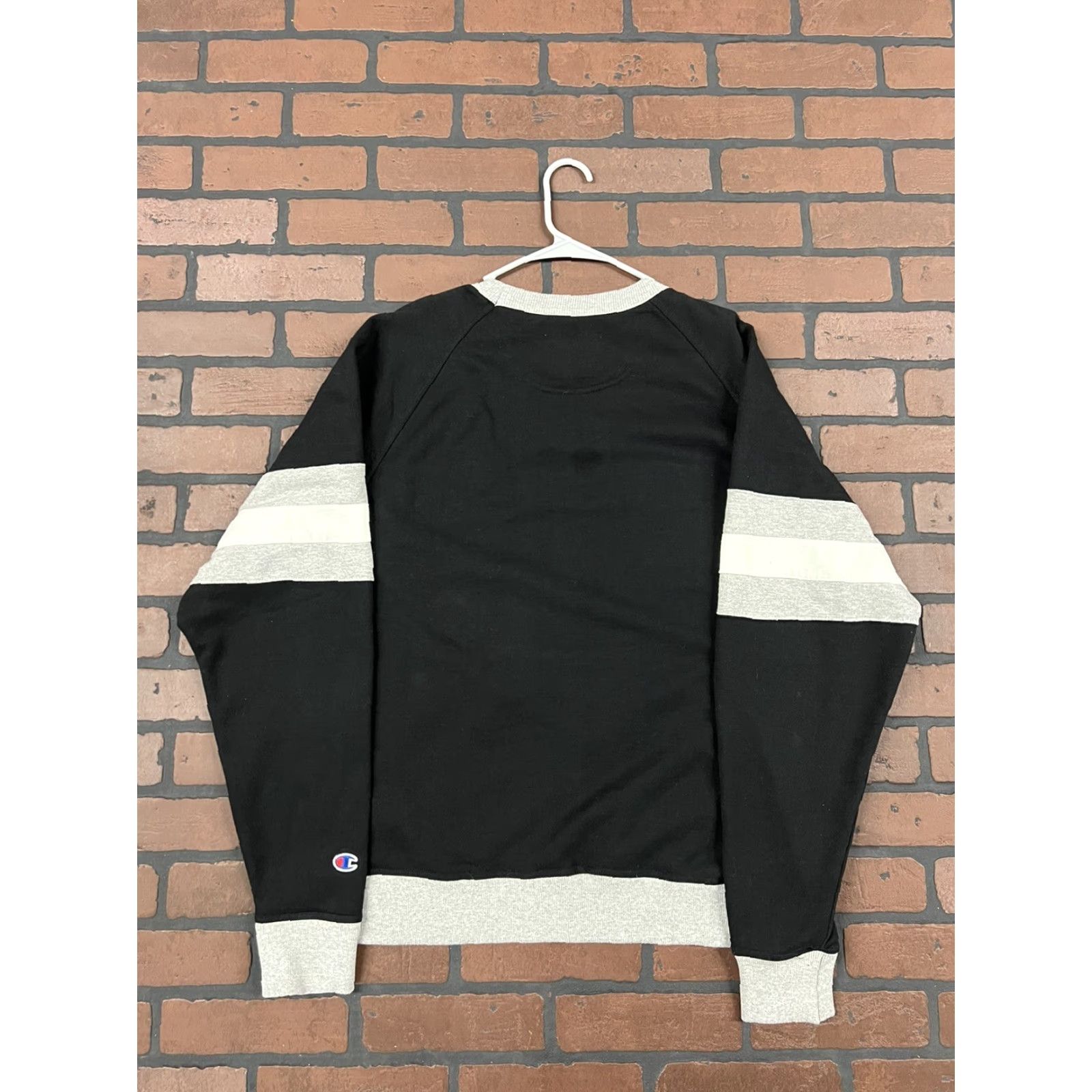 Champion Champion Hoodie Mens Large L Pullover Black Crewneck Two Tone Classic Size US L / EU 52-54 / 3 - 3 Thumbnail