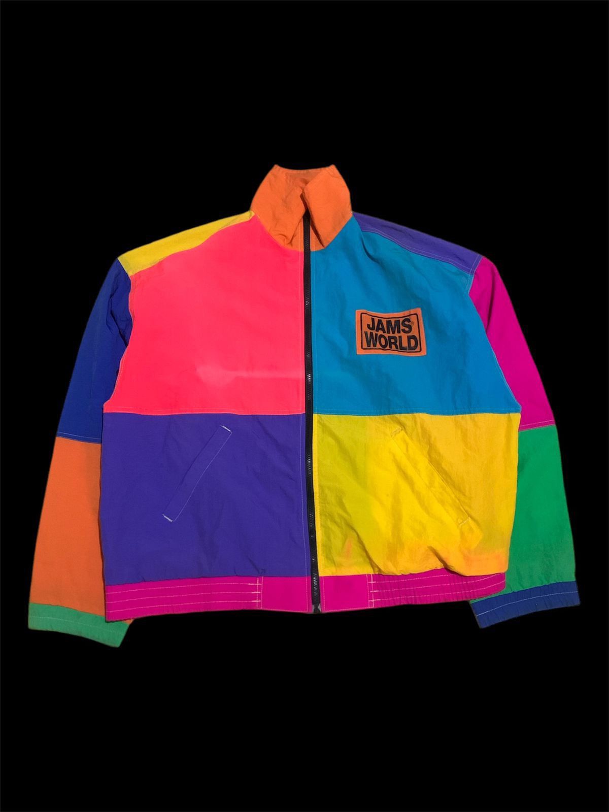 1990s Jams World Color Block Jacket