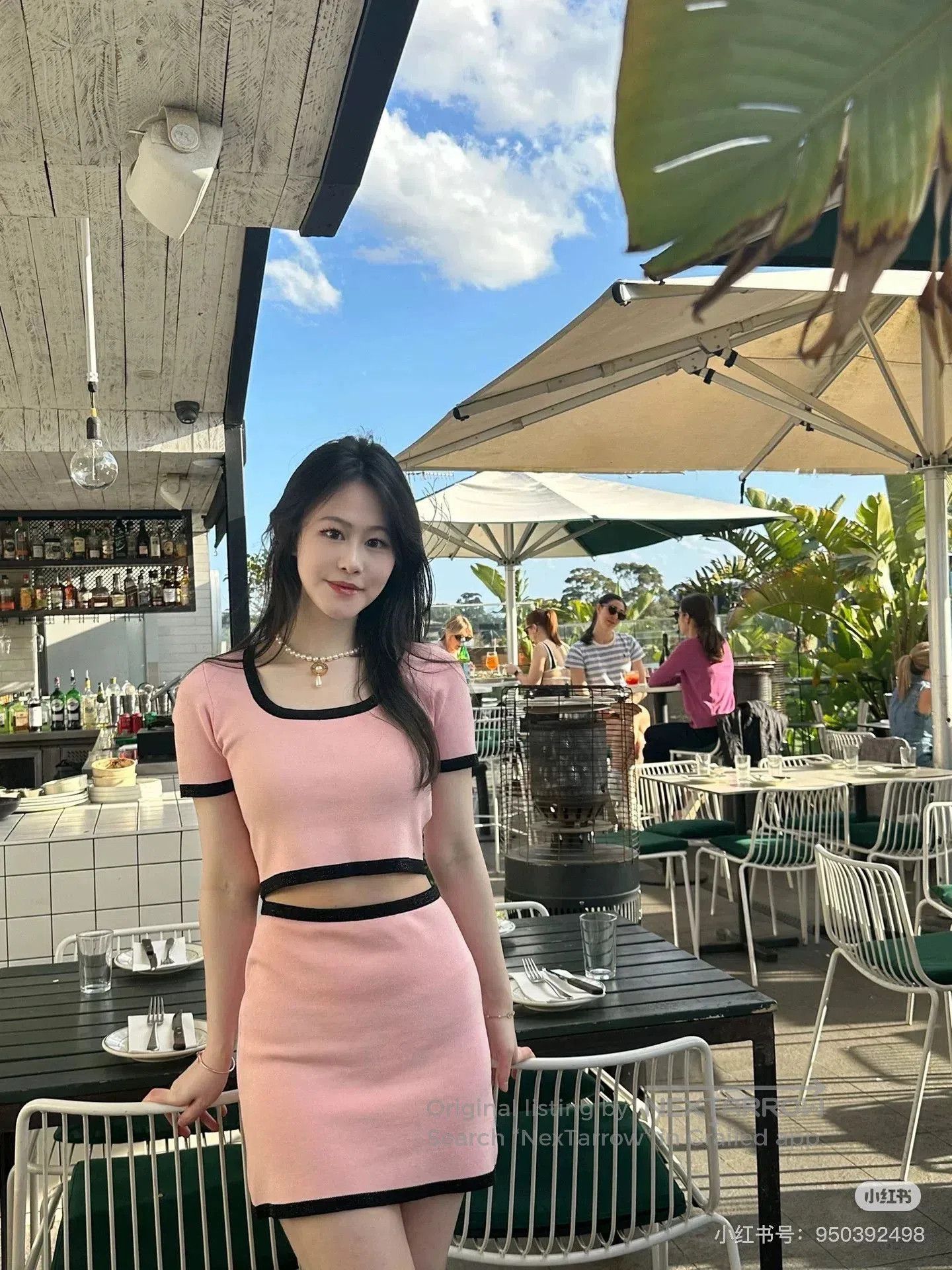 Alexander Wang Alexander Wang Pink Diamond Logo Set. Size S / US 4 / IT 40 - 3 Thumbnail