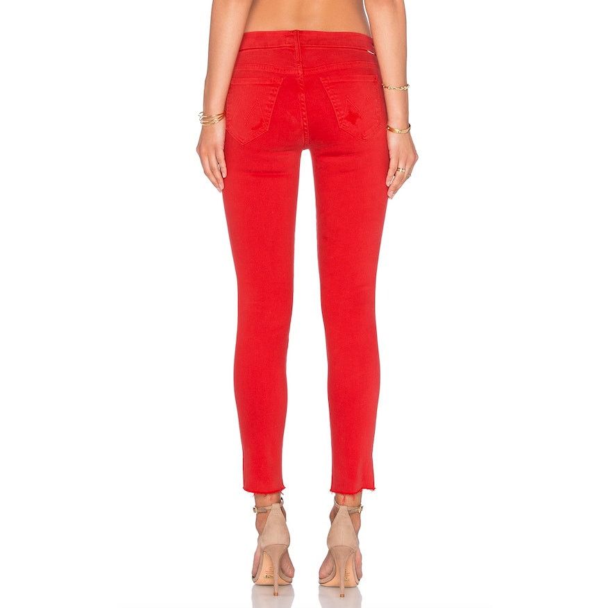 MOTHER Mother Red Jeans | Size 29 Size 30" / US 8 / IT 44 - 9 Thumbnail