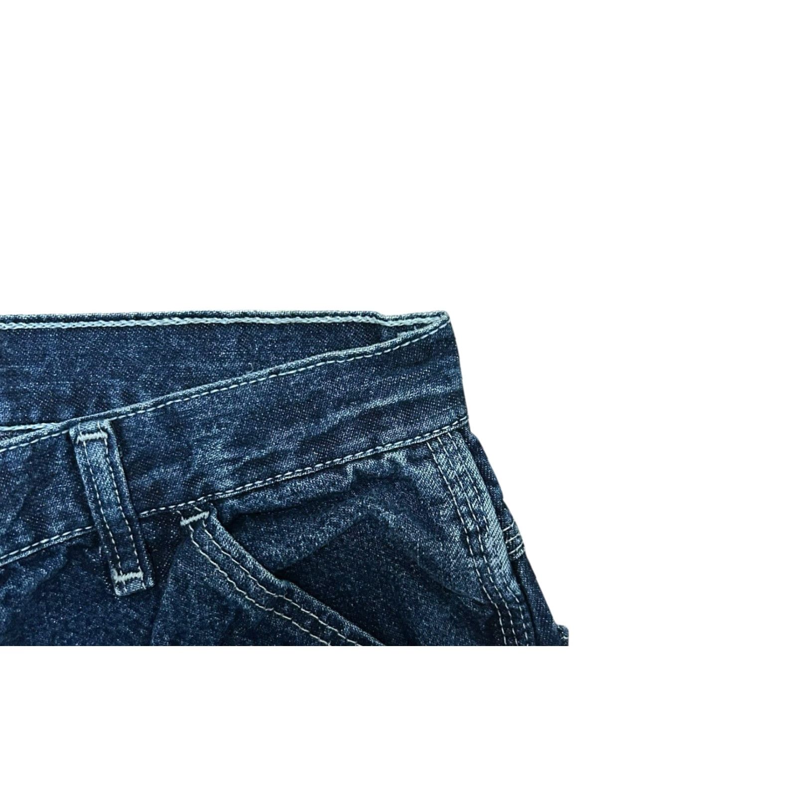 Wrangler VINTAGE Wrangler Hero Industrial Wear Dark Blue Denim Jeans Women Sz 16 Wrangler Cowboy Cut 5-Pocket Regular Inseam 28" Size 38" / US 16 / IT 52 - 5 Thumbnail