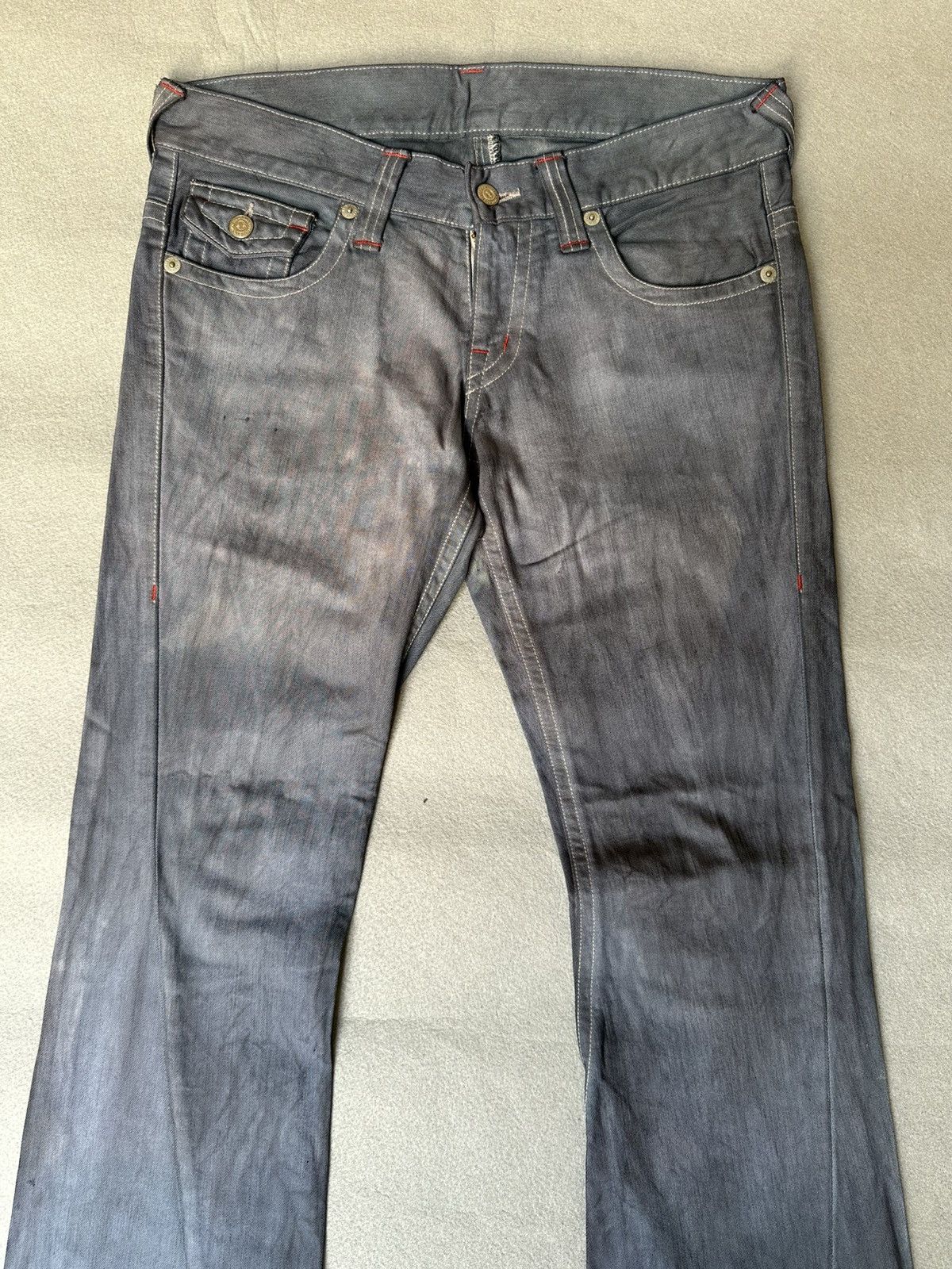 FLARE Tornado Mart Hand Dyed Denim