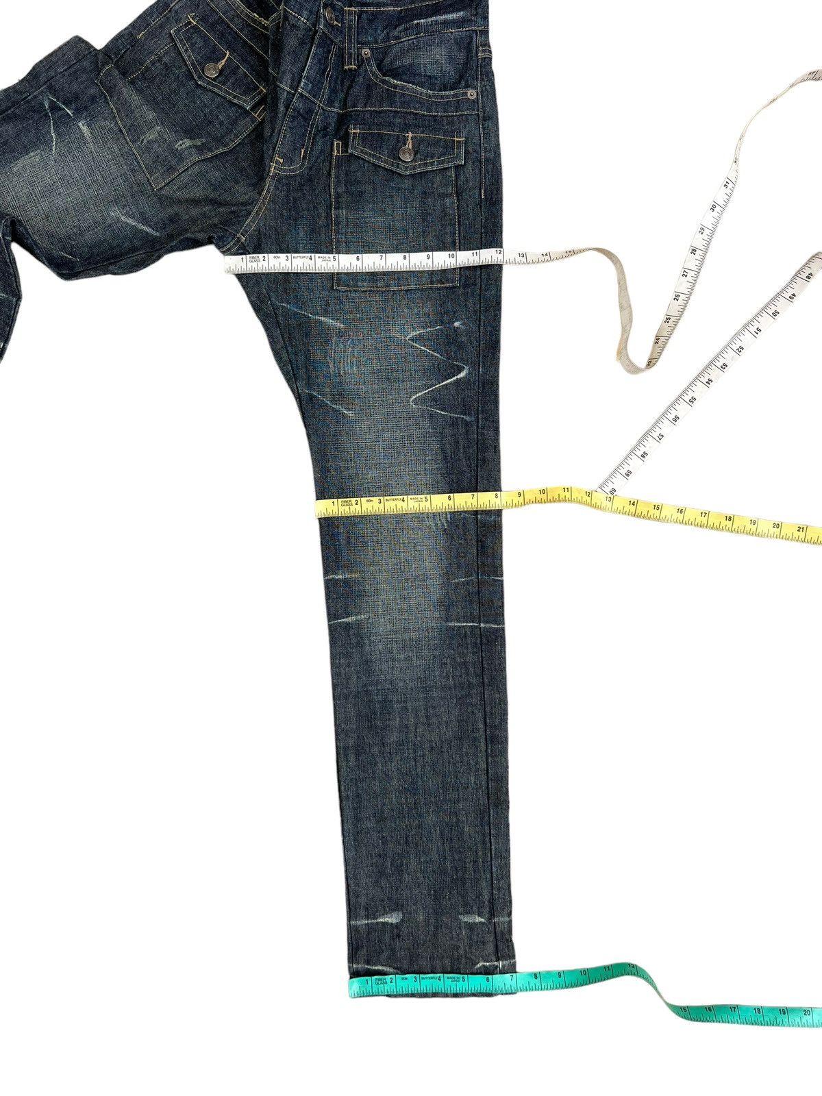 PPFM PPFM Distressed Denim Bush Pant Jeans Size US 31 - 4 Thumbnail