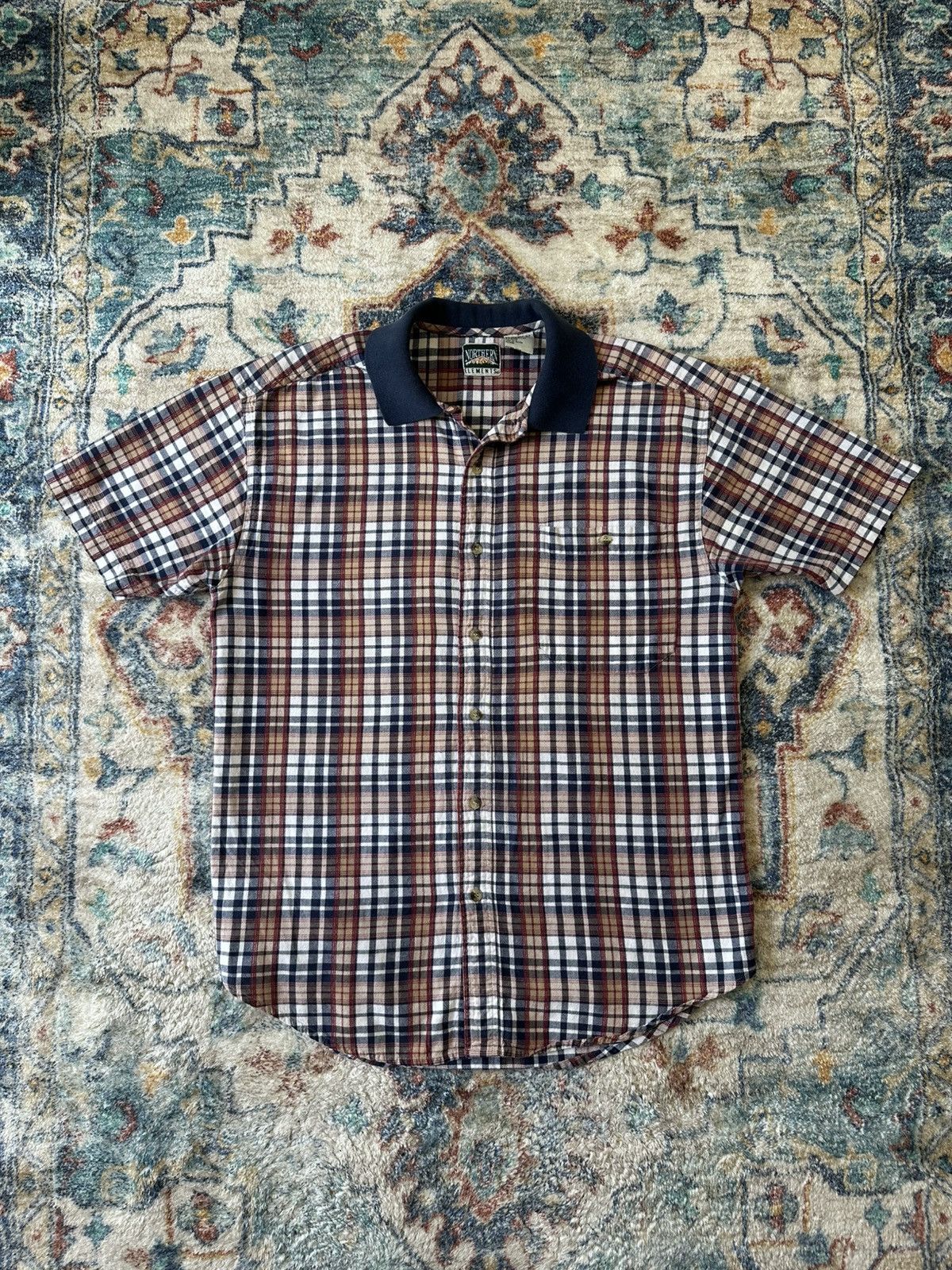 Vintage Vintage Northern Elements Plaid Button-up Shirt Small Size US S / EU 44-46 / 1 - 1 Thumbnail