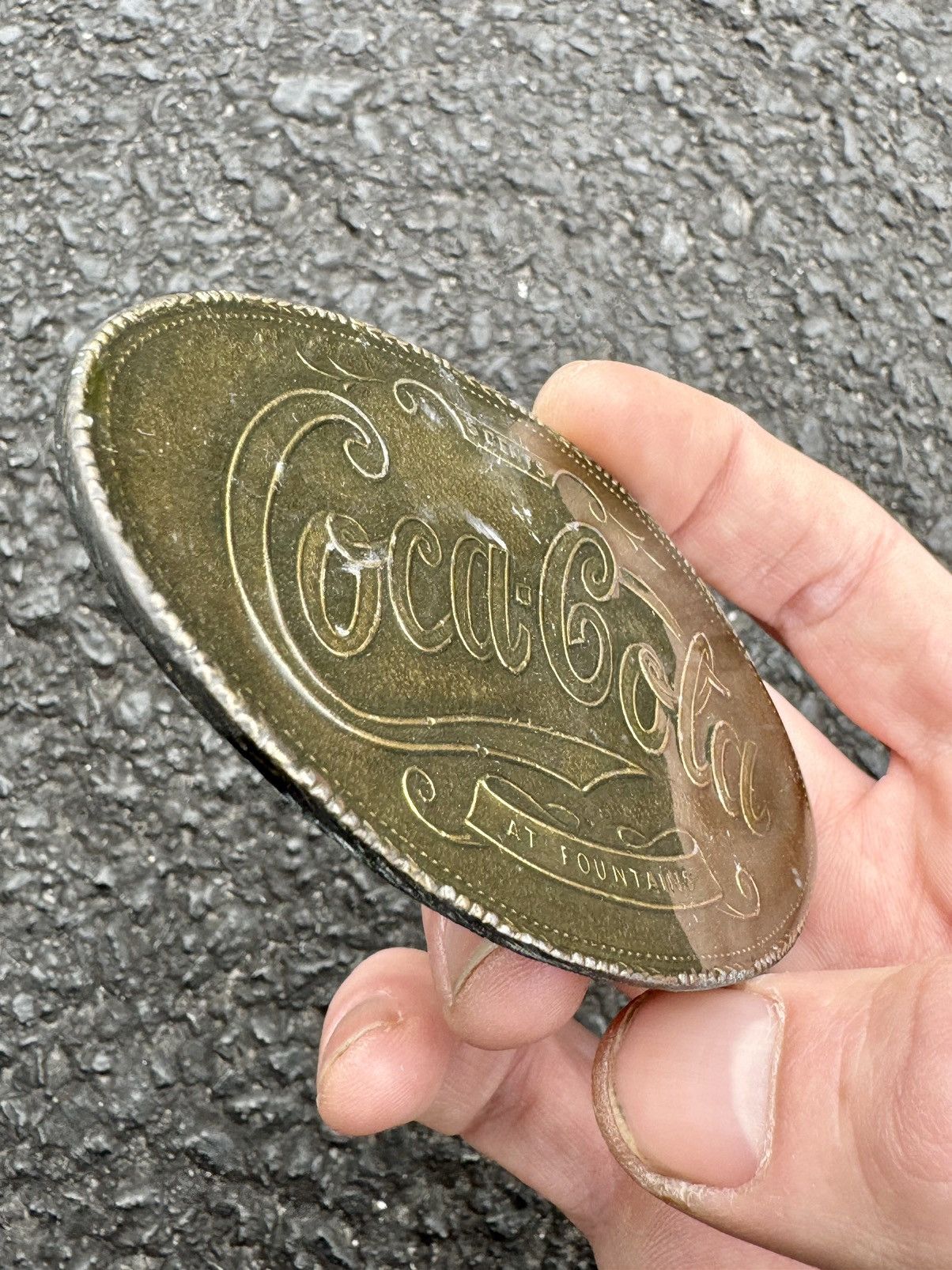 Coca Cola × Tiffany & Co. × Vintage 1970’s Tiffany & Co. New York Coca Cola Vintage Belt Buckle Size ONE SIZE - 4 Thumbnail
