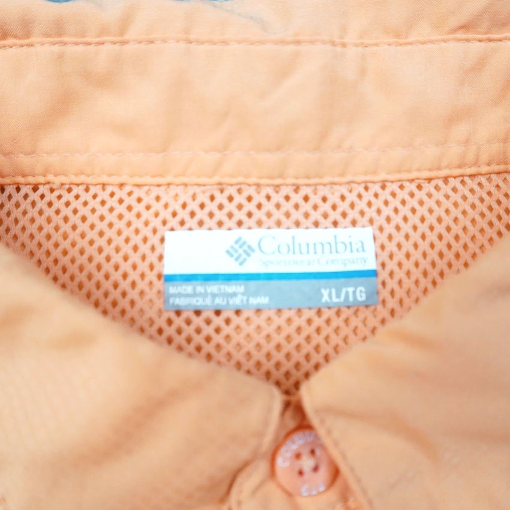 Vintage Columbia PFG Mens XL Orange Short Sleeve Collared Shirt Size US XL / EU 56 / 4 - 5 Thumbnail