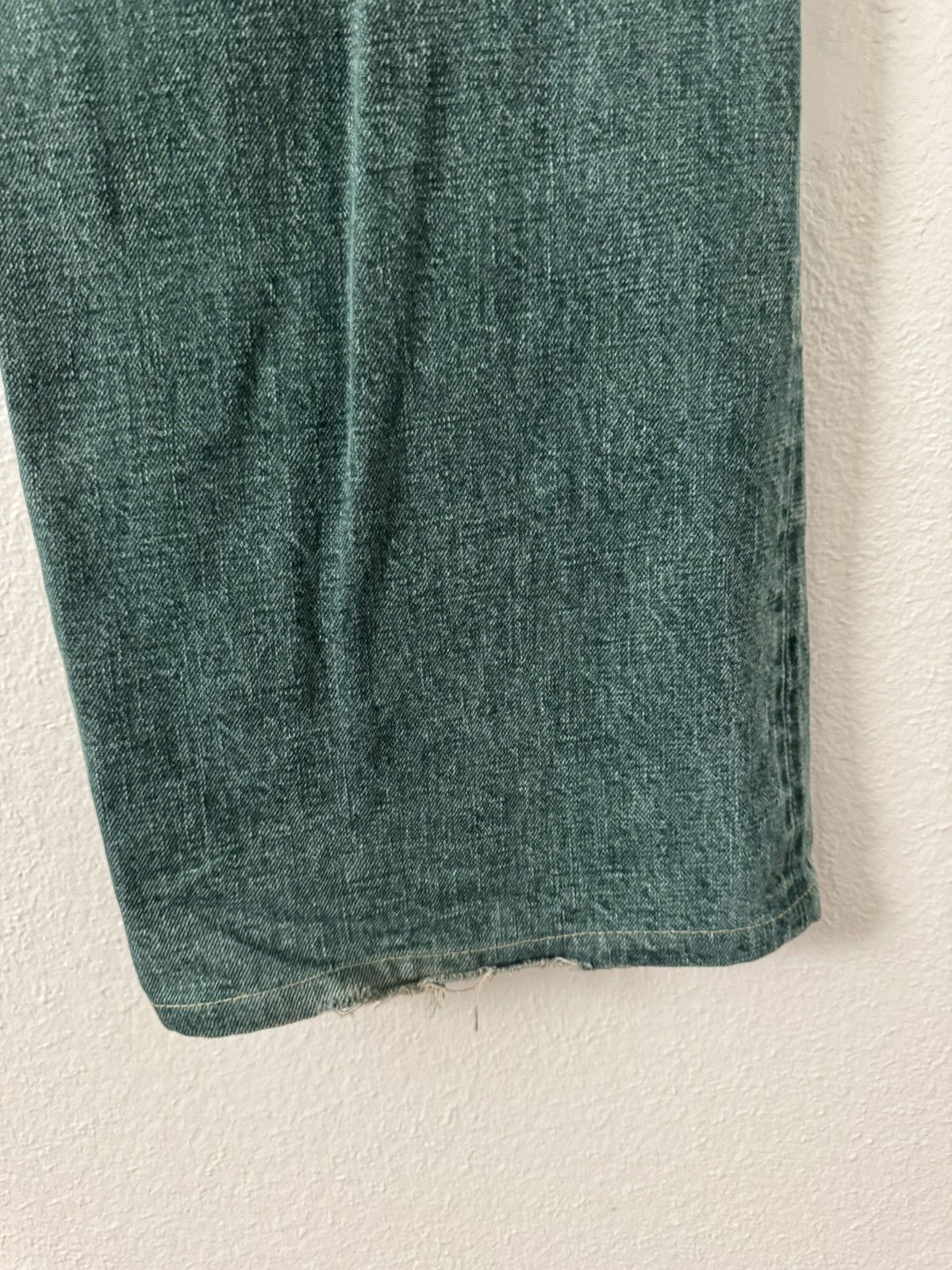 Kapital PLANT DYED NO. 4 GREEN DENIM Size US 34 / EU 50 - 4 Thumbnail