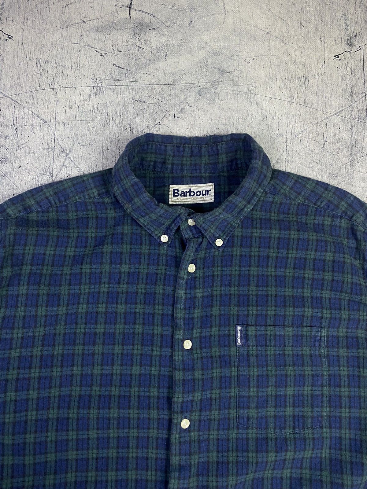 Barbour Barbour Checkered Designer Long Sleeve Button Up Shirt Size US L / EU 52-54 / 3 - 7 Thumbnail