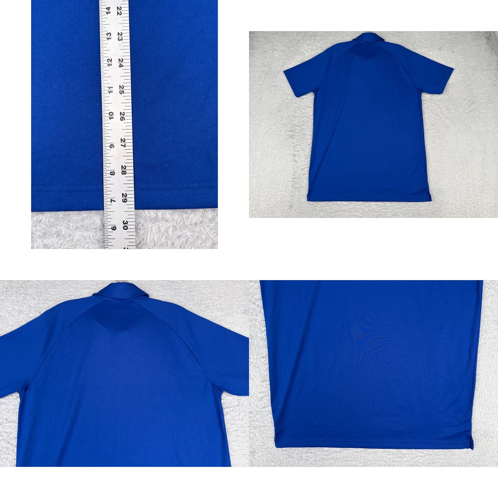 Vintage Levelwear Polo Shirt Men Medium Blue Short Sleeve Indy Golfer Polyester Shirt Size US M / EU 48-50 / 2 - 9 Thumbnail