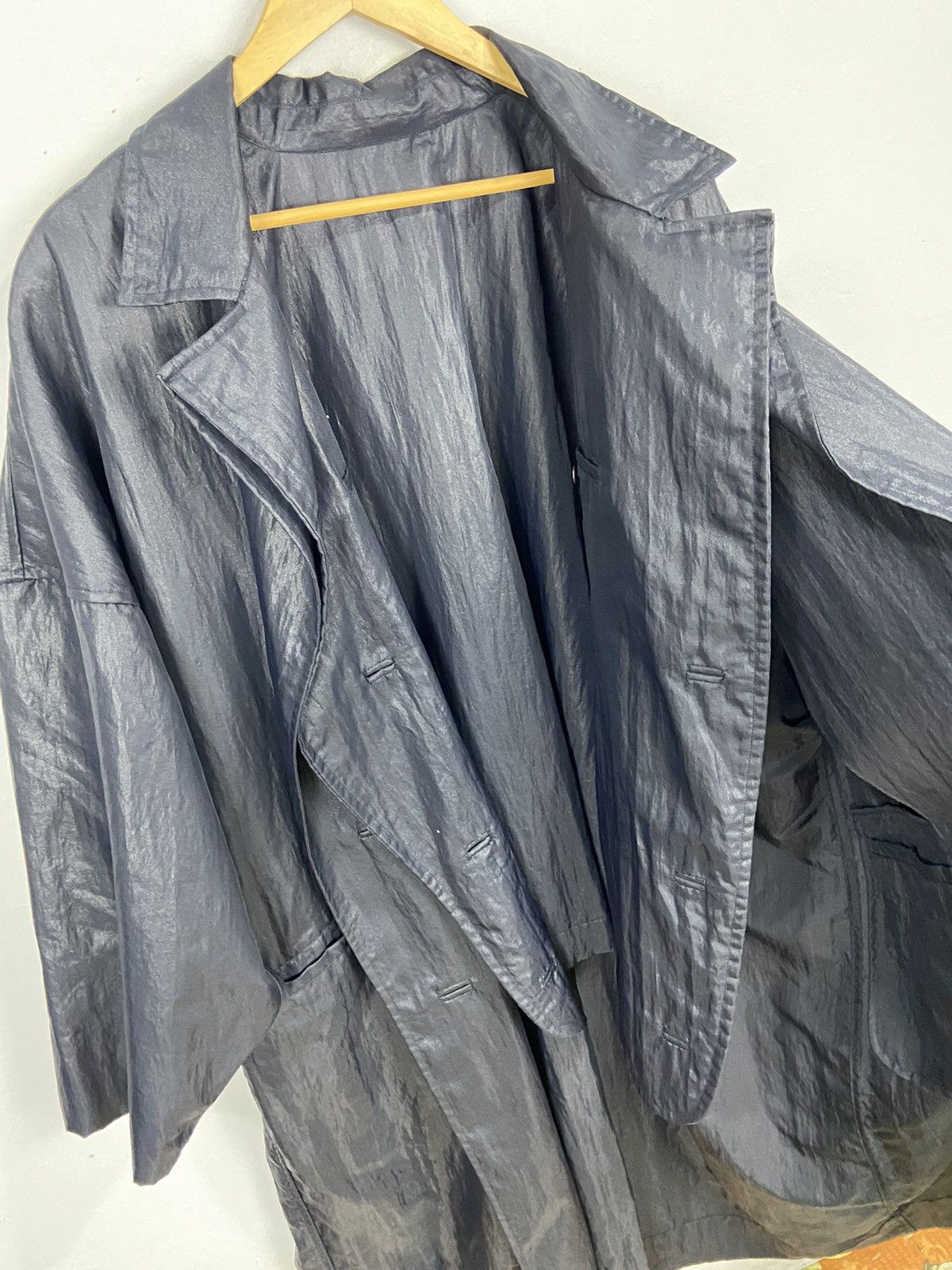 Issey Miyake × Other 80s Issey miyake Nylon Trench Interior Vest Jacket Size US M / EU 48-50 / 2 - 14 Thumbnail