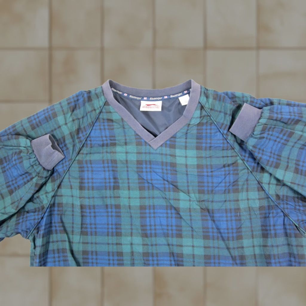 Vintage Vintage Slazenger Sweatshirt XL - Plaid Golfing Outfit - Mens Size US XL / EU 56 / 4 - 1 Thumbnail