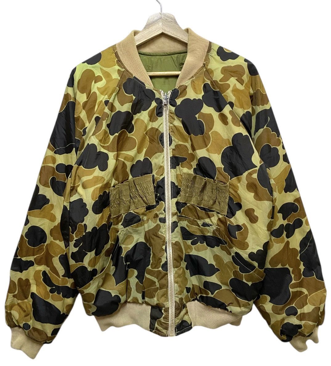 Columbia Columbia Camo Duck Hunting Revisible Bomber Jaket Size US M / EU 48-50 / 2 - 1 Thumbnail