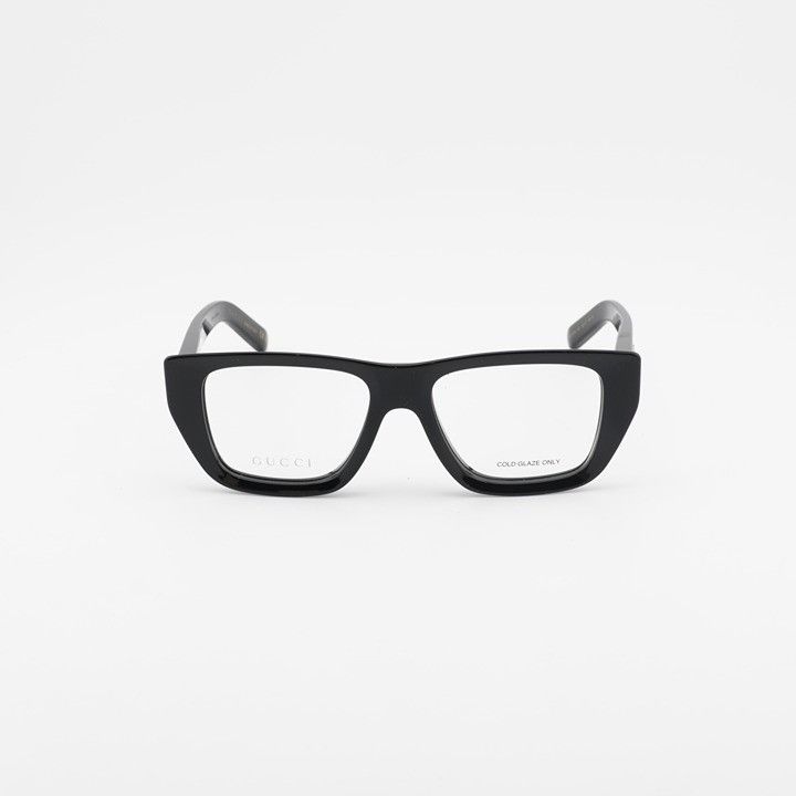 Gucci Gucci GG1724O 001 Eyeglasses Black 52mm Square Frame Size ONE SIZE - 2 Thumbnail