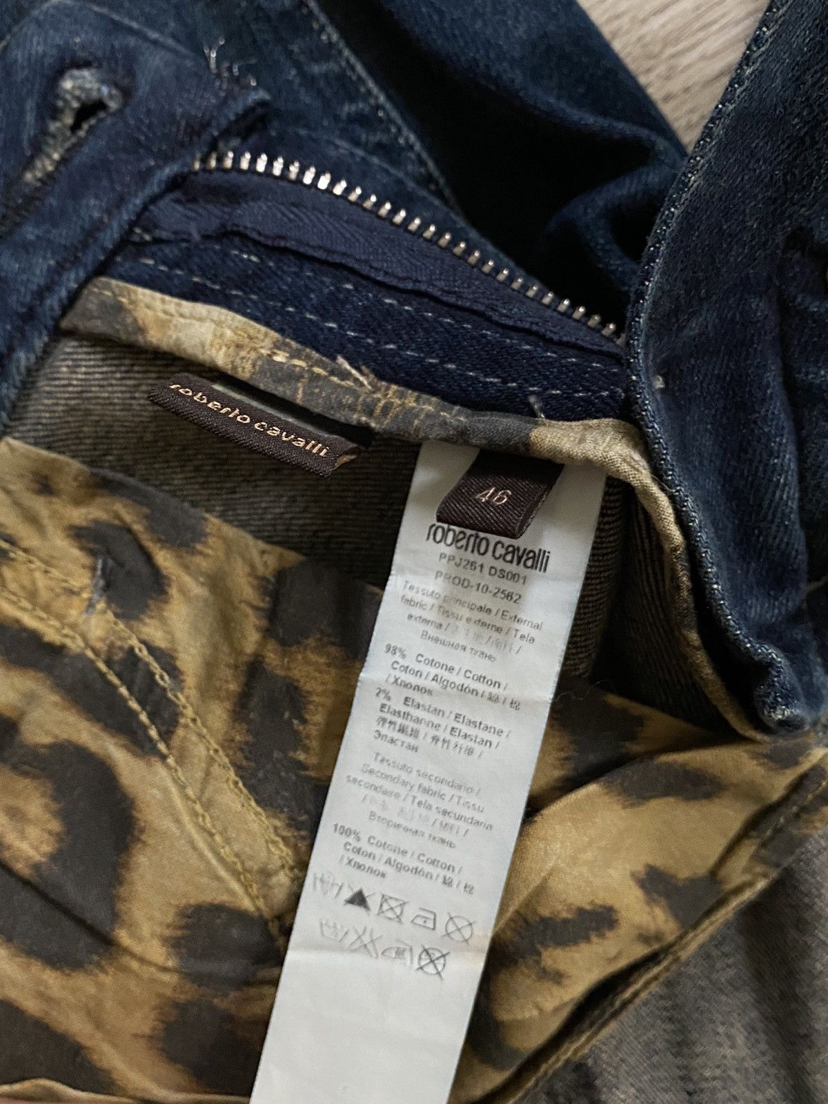 Roberto Cavalli Vintage Roberto Cavalli Flare Stud Jeans Made in Italy Size 32" / US 10 / IT 46 - 8 Thumbnail