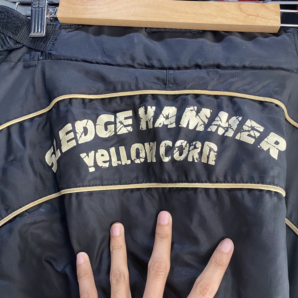 YELLOW CORN Vintage Yellow Corn Sledge Hammer Racing Jacket Size US 35 - 7 Thumbnail